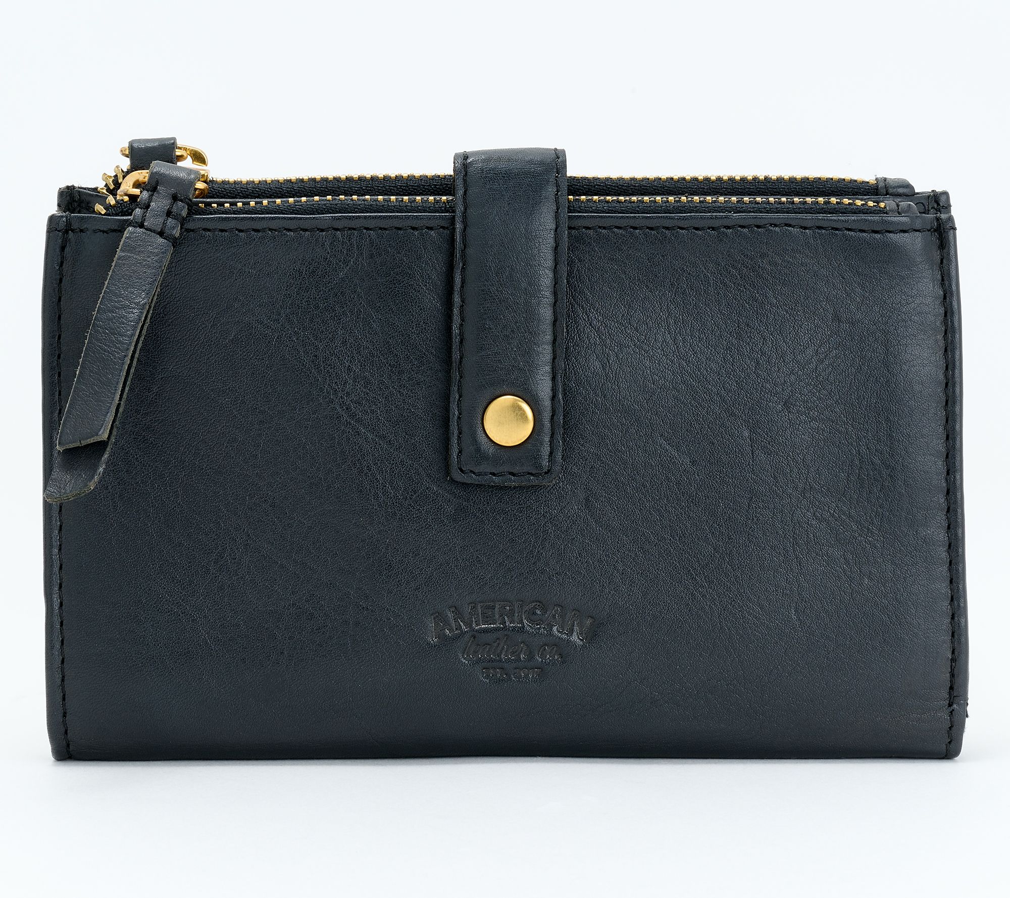 American Leather Co Taylor Leather Wallet Organizer