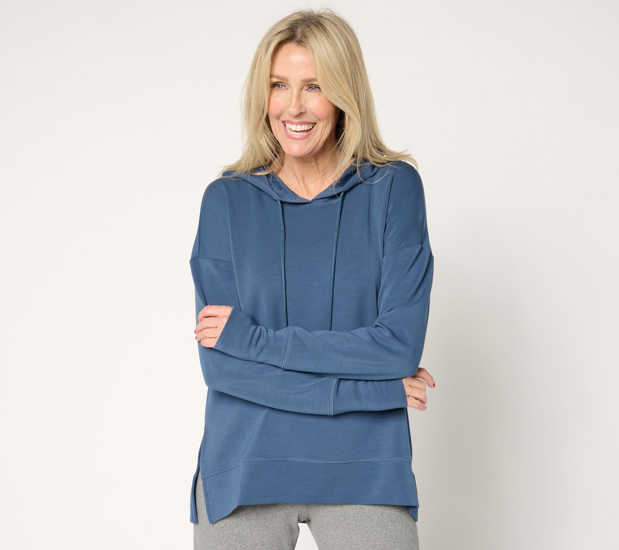 Belle Body by Kim Gravel ScubaLuxe Pop Color Hoodie