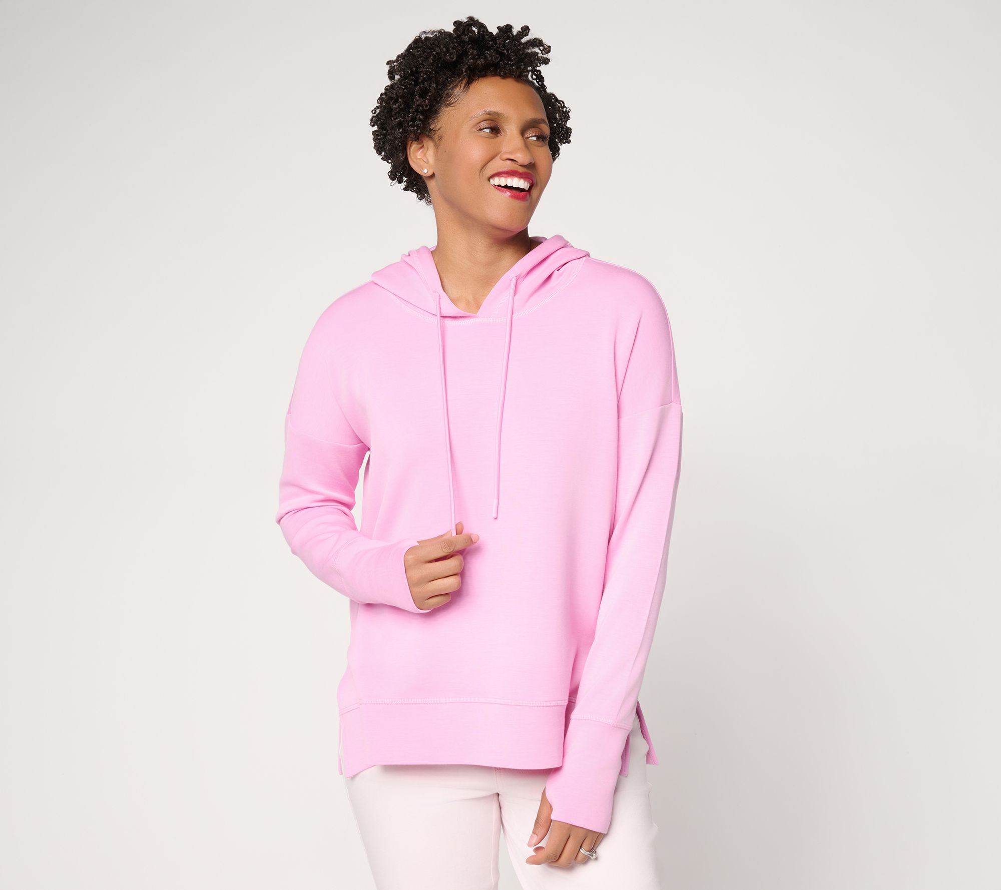 Belle Body by Kim Gravel ScubaLuxe Pop Color Hoodie