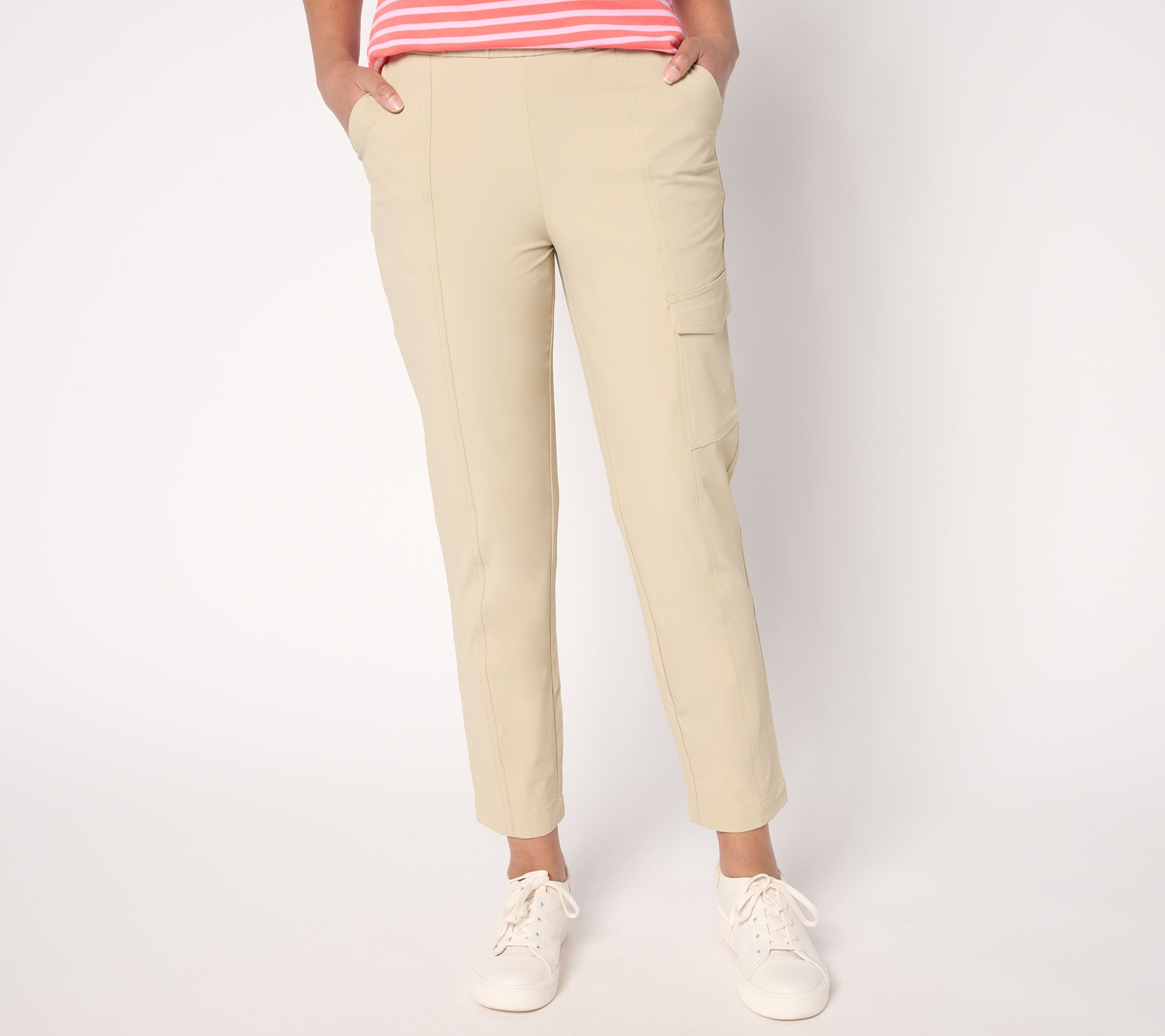 Isaac Mizrahi Live! Petite Clubhouse Saturday Stretch Pants
