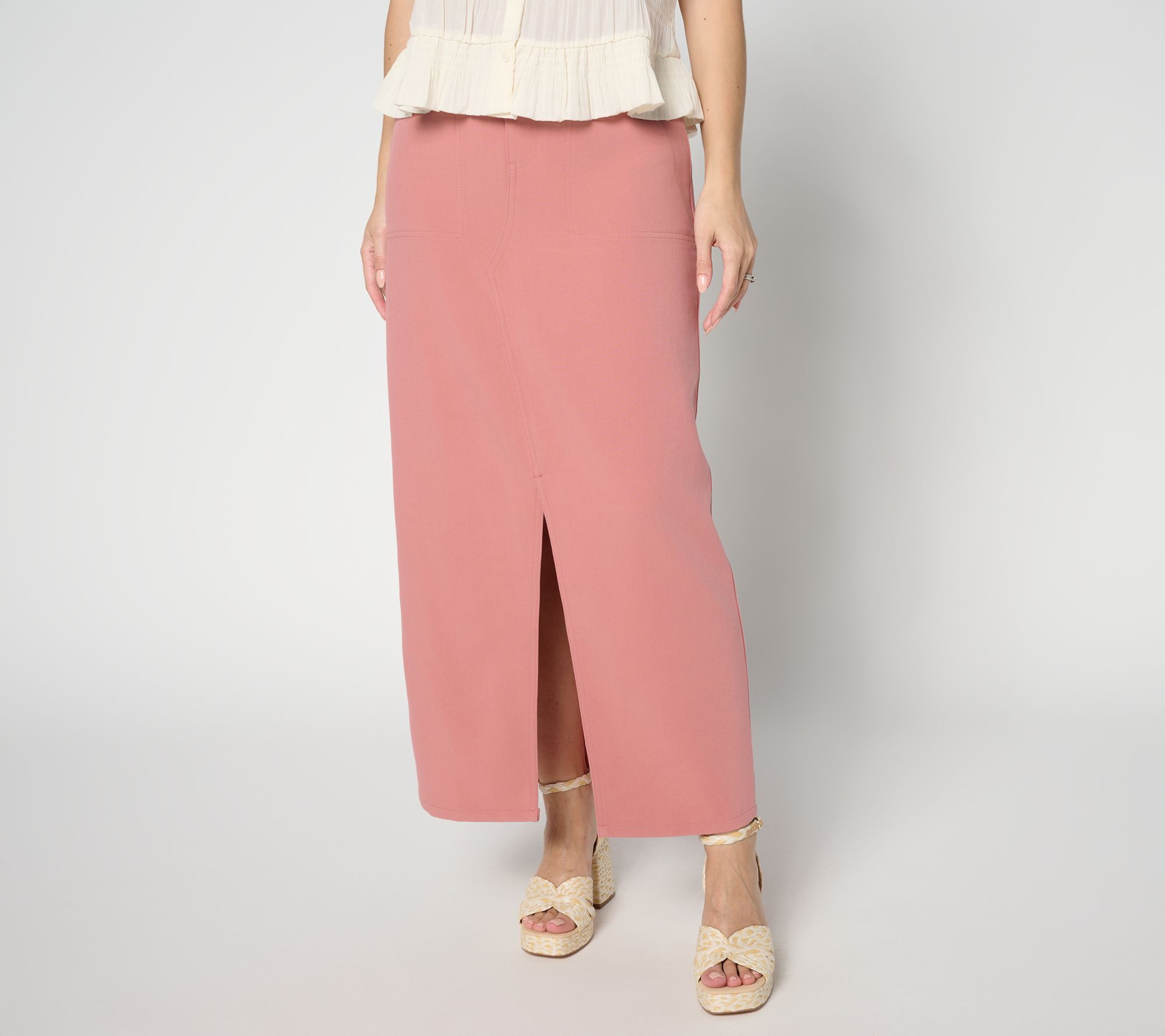 Me by Jennie Garth Petite Mesa Utility Maxi Skirt