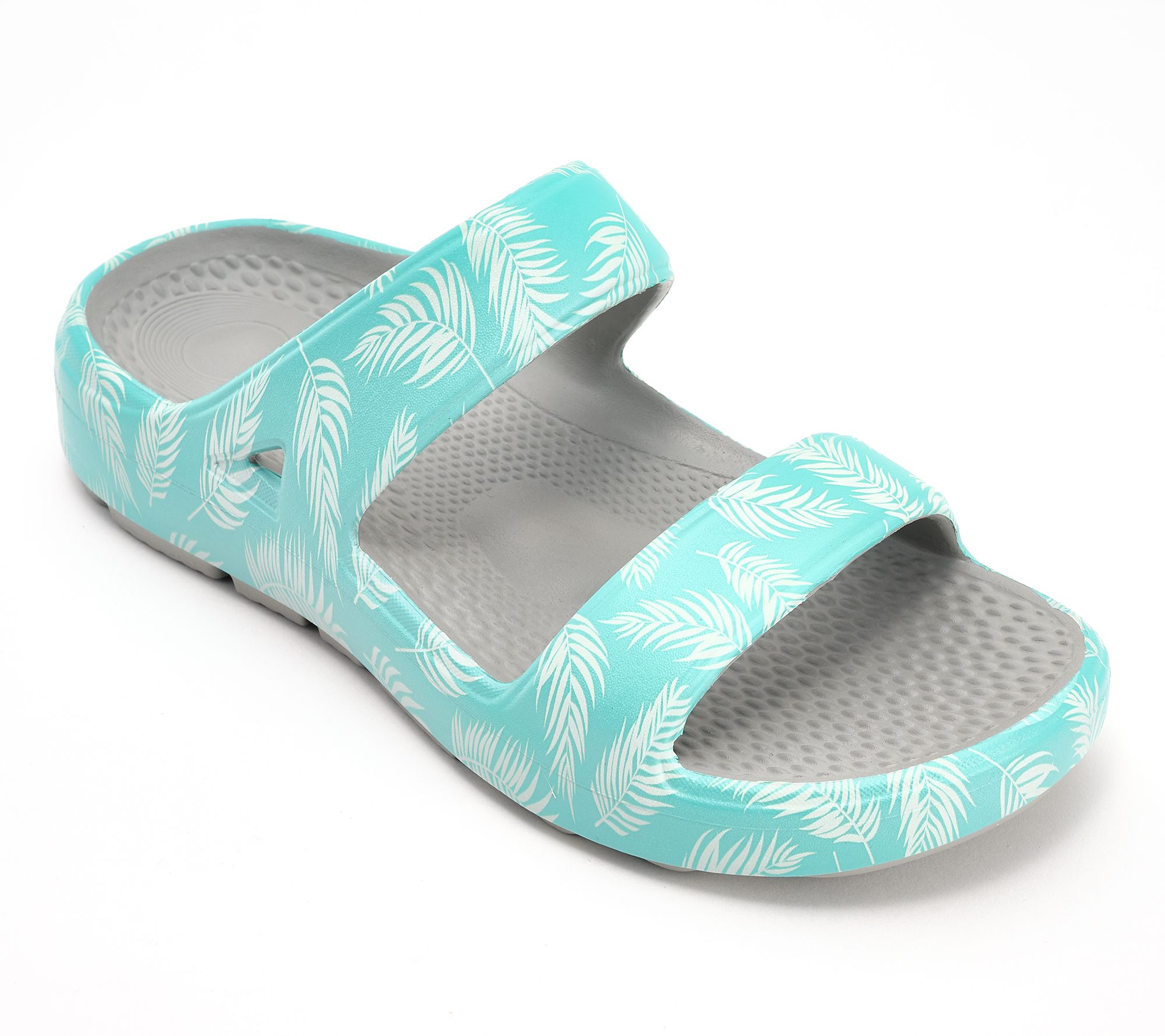 Revitalign Orthotic Double Band Recovery Slides - Fusion Zest Tropical