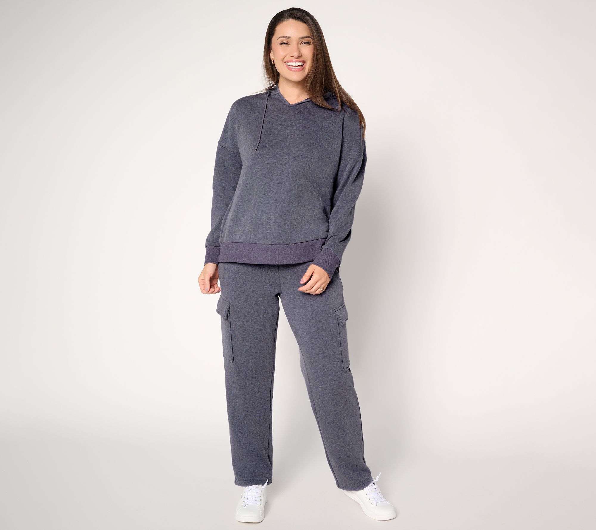 Berkshire Homewear Petite Plush Jersey Cargo Lounge Set