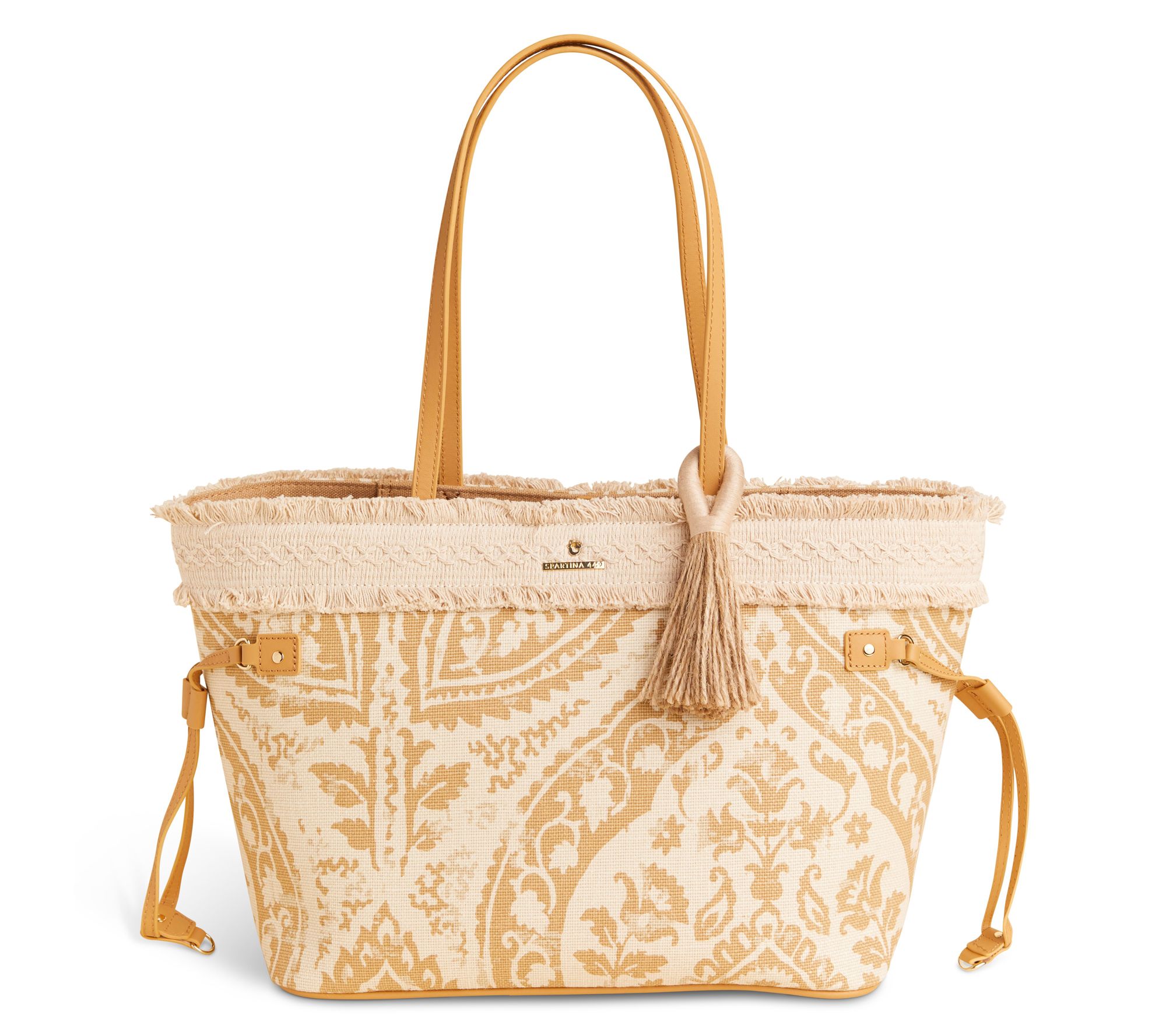 Spartina 449 Jetsetter Tote Ogeechee with Leather Trim