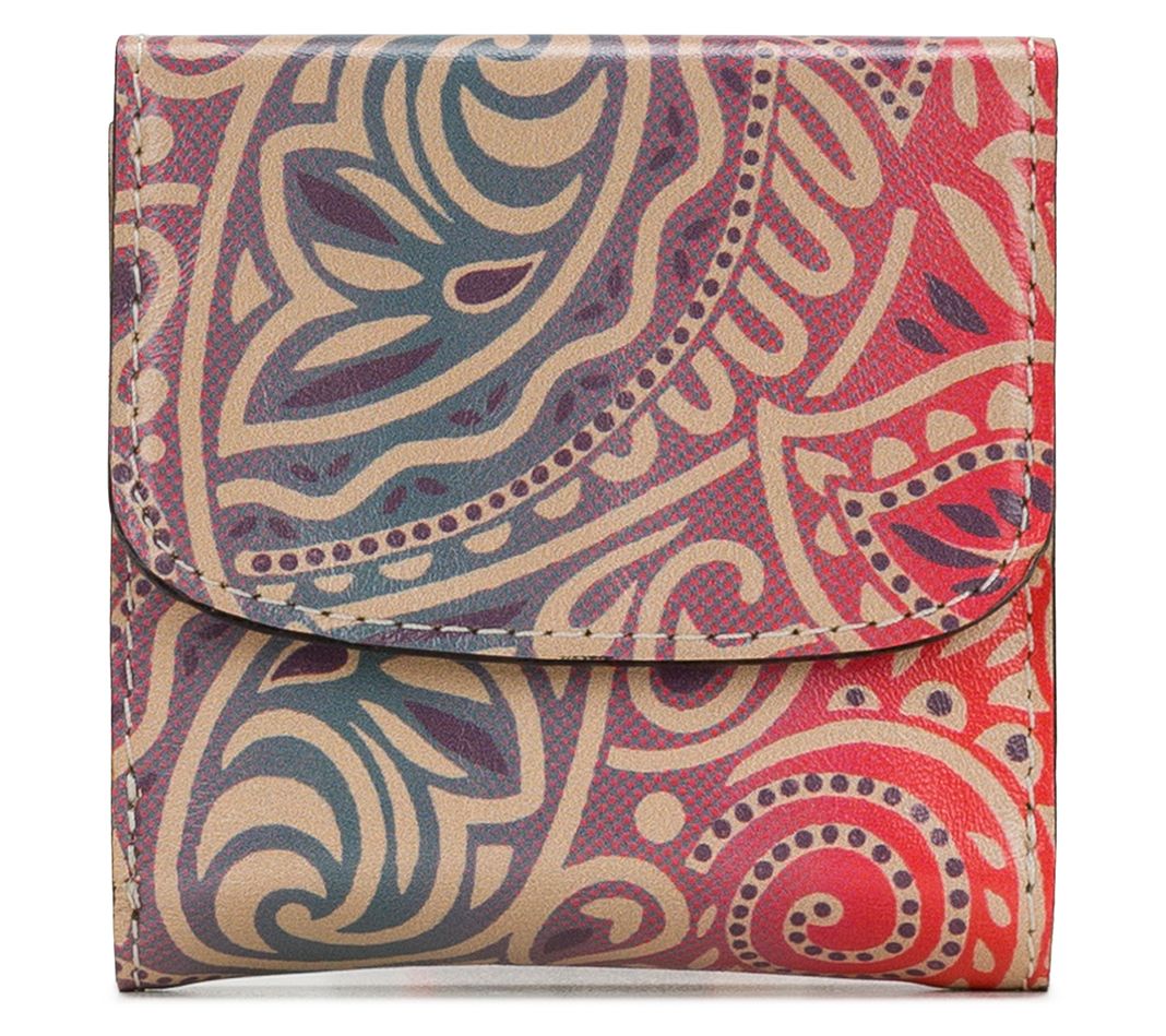 Patricia Nash Astra Leather Wallet in Greek Ombre Print
