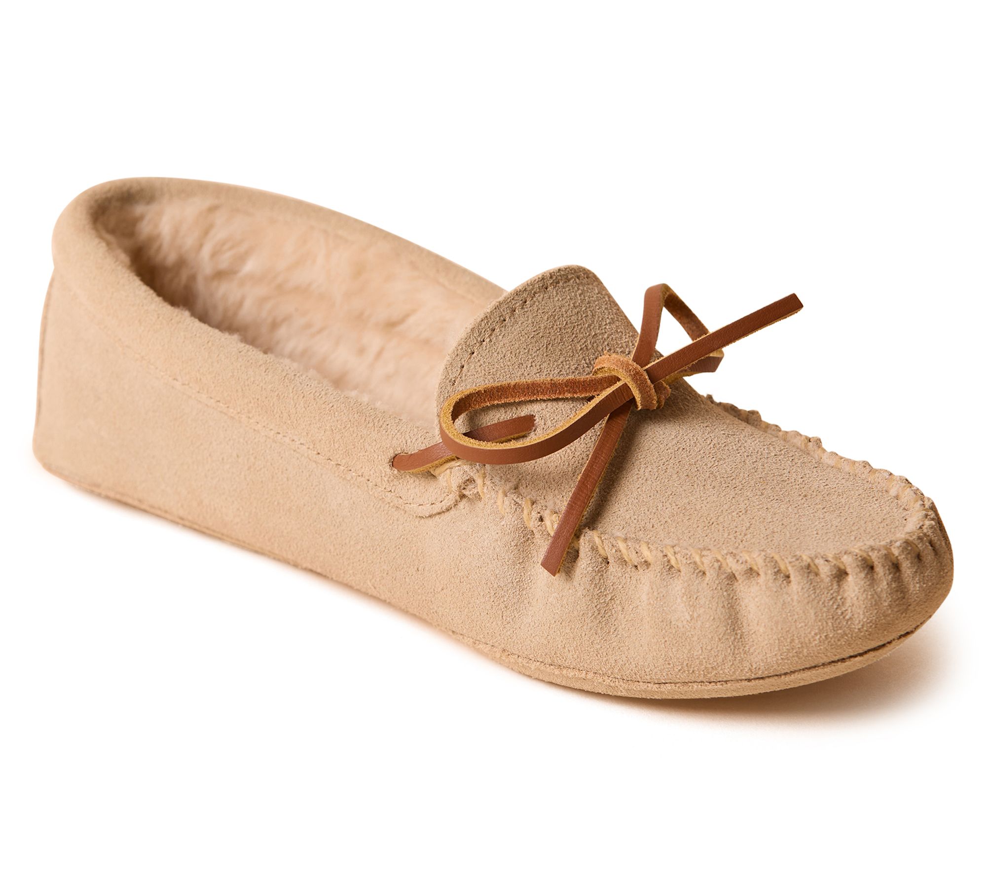 Minnetonka Women's Pile Lined Softsole Suede Slipper