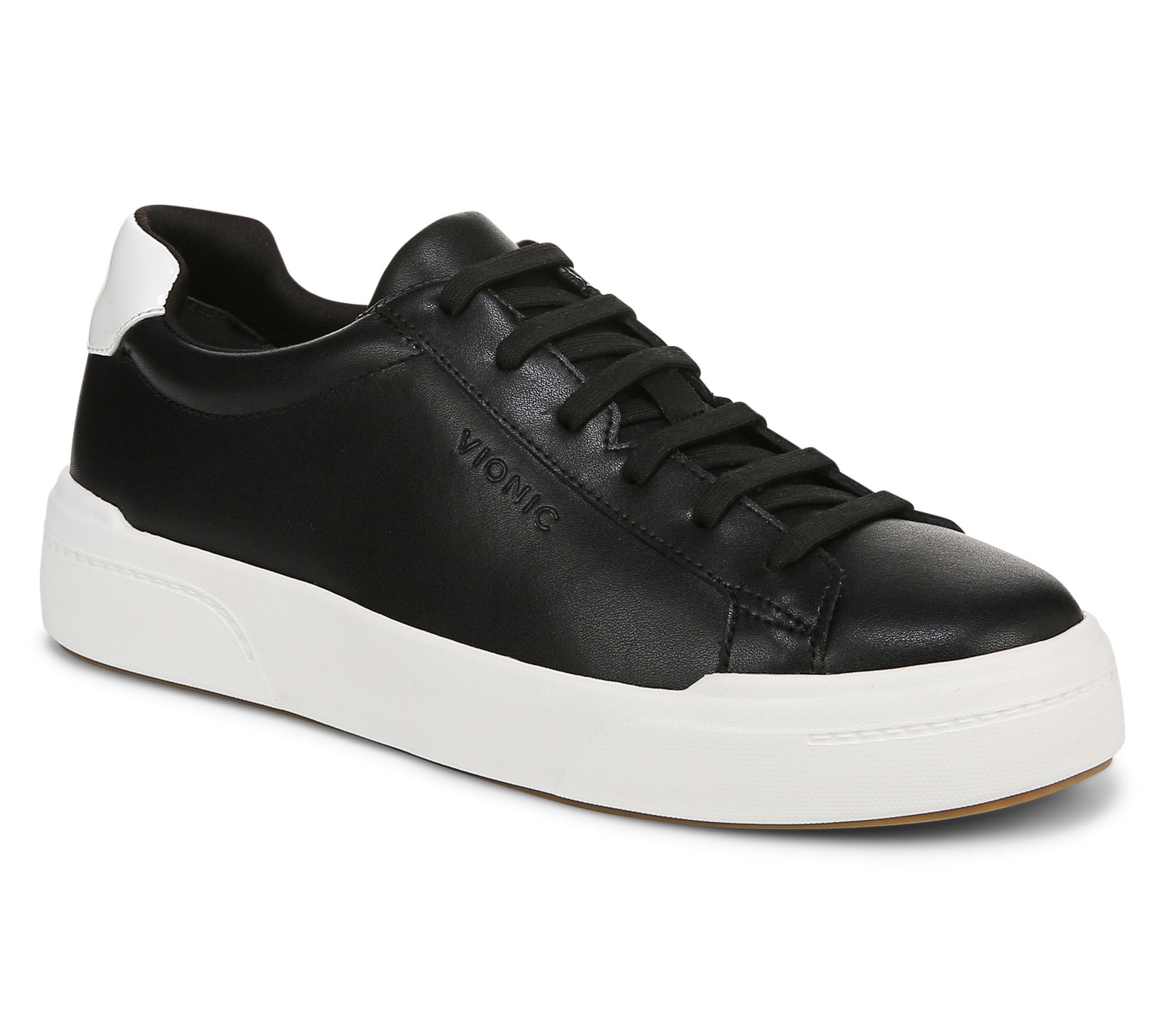 Vionic Leather Casual Sneakers - Colbie