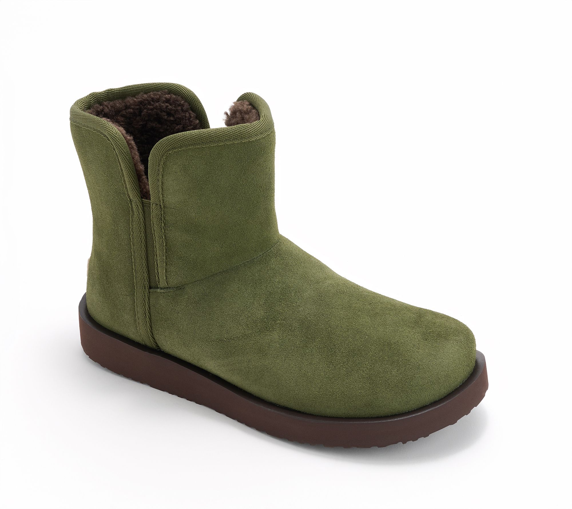 Revitalign Orthotic  Suede Boots -Aspen Fireside