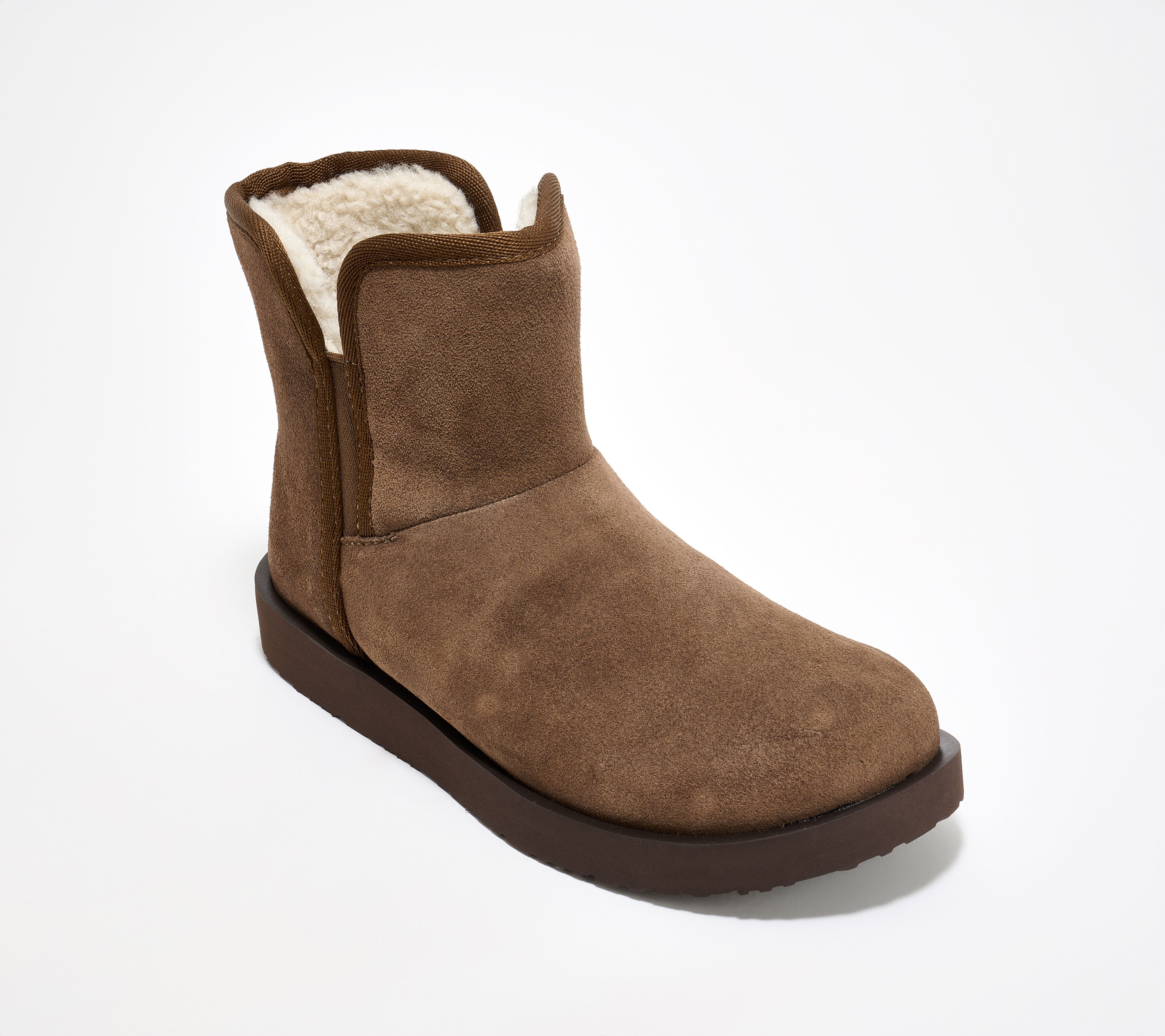 Revitalign Orthotic  Suede Boots -Aspen Fireside