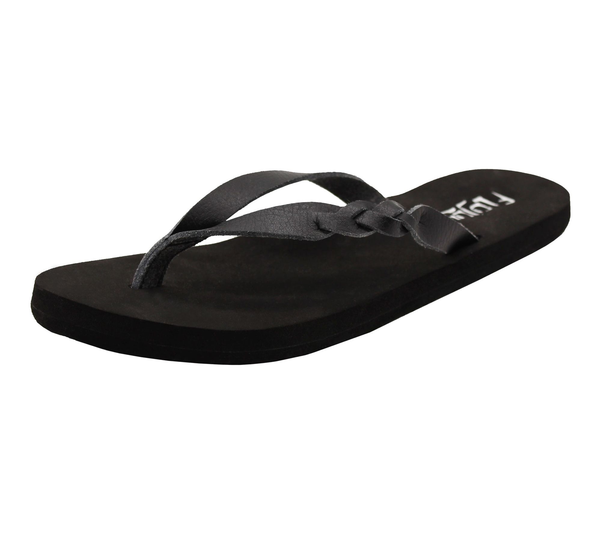 Flojos Interwoven Braided Strap Thong Sandal -Serenity