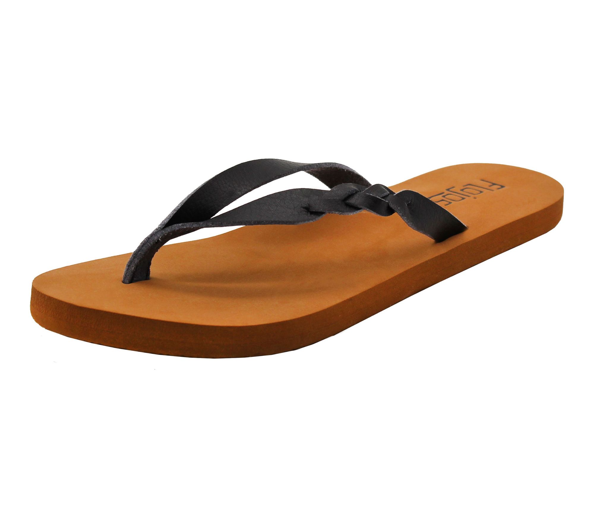 Flojos Interwoven Braided Strap Thong Sandal -Serenity