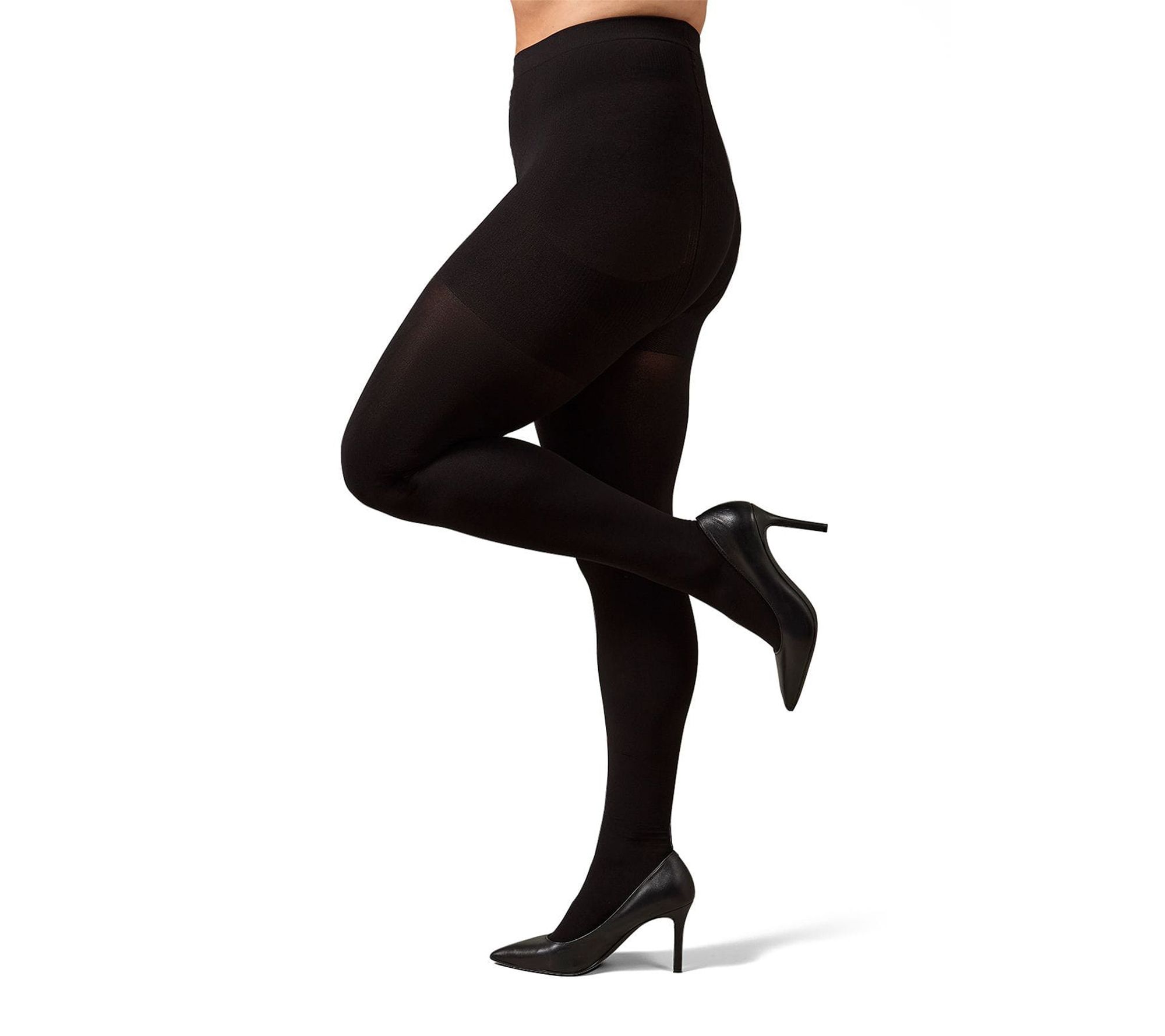 MeMoi Women's F irm Fit Opaque 90 Denier Contr ol Top Tights