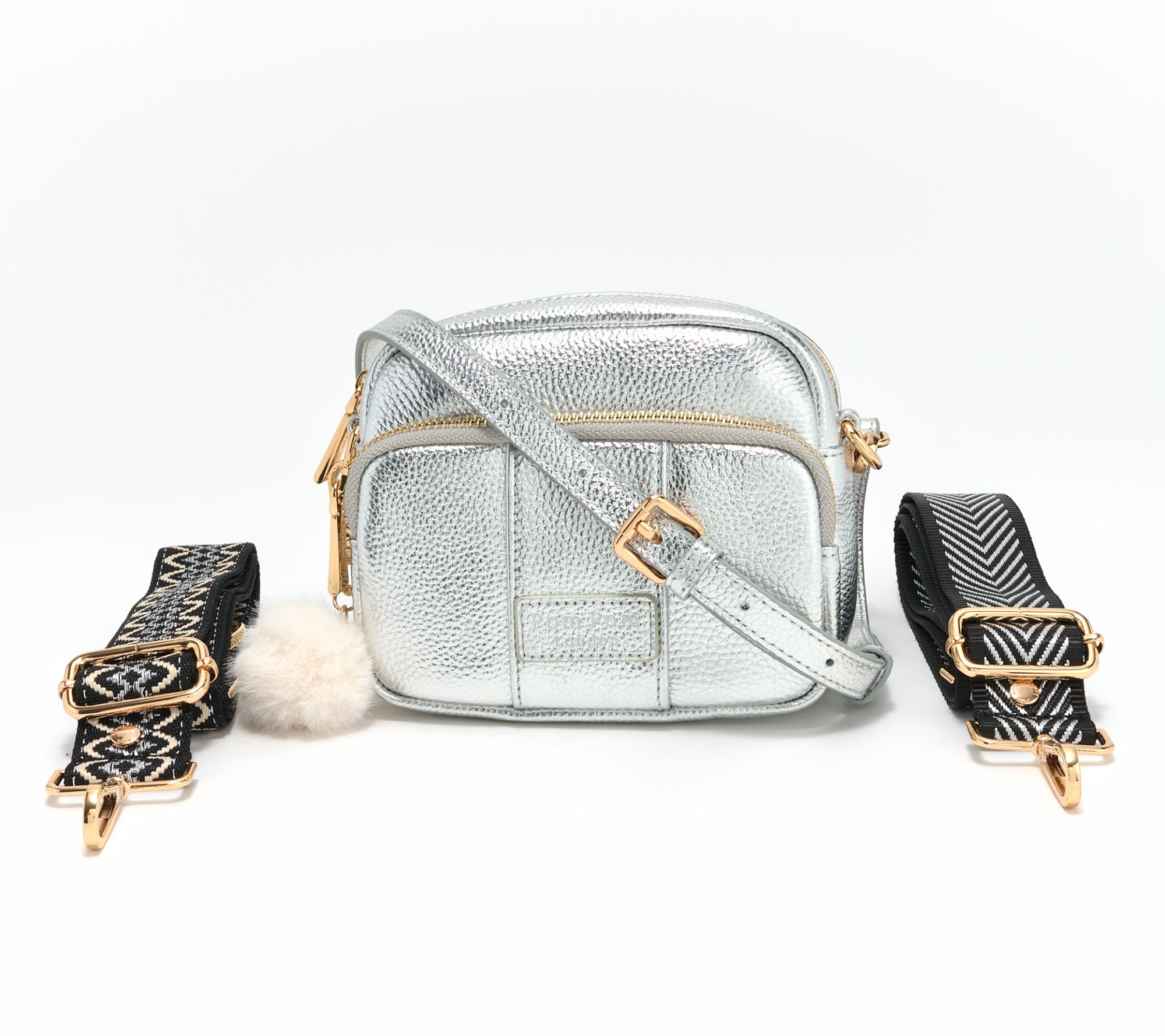 Pom Pom London Original Mini Crossbody w/ 2 Straps