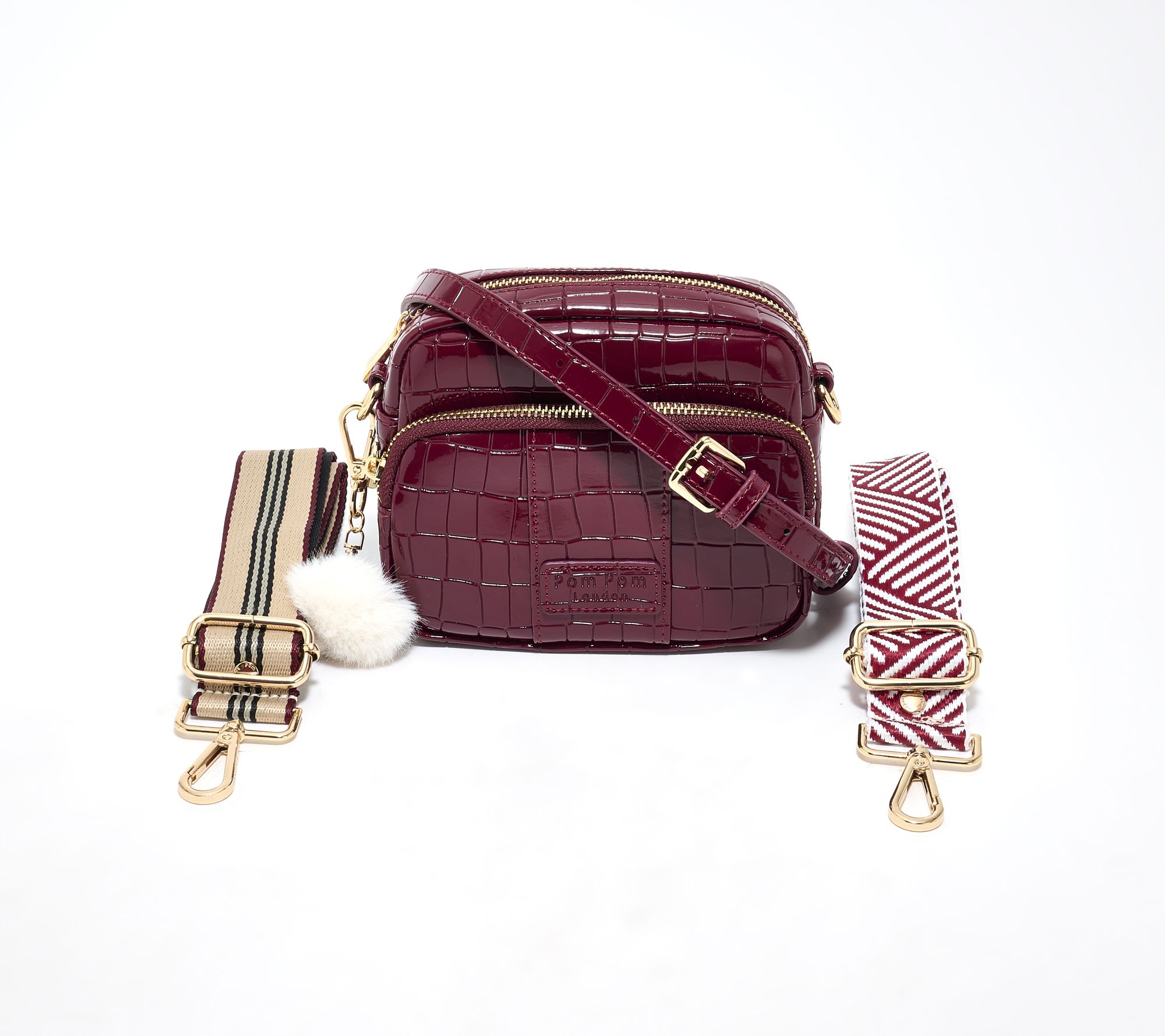 Pom Pom London Original Mini Crossbody w/ 2 Straps