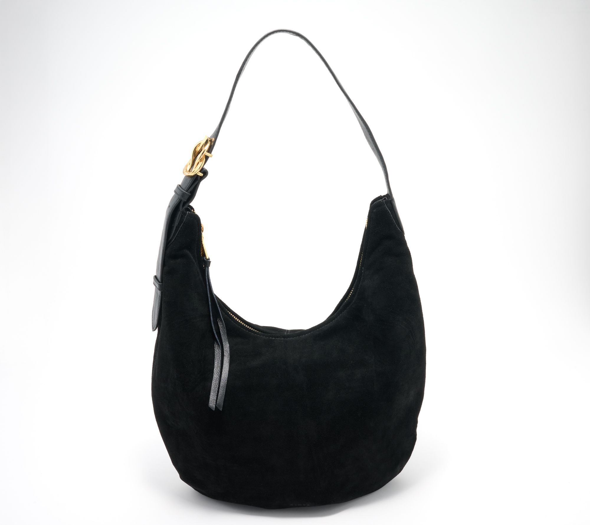 "As Is" Aimee Kestenberg Unity Large Suede Shoulder Bag