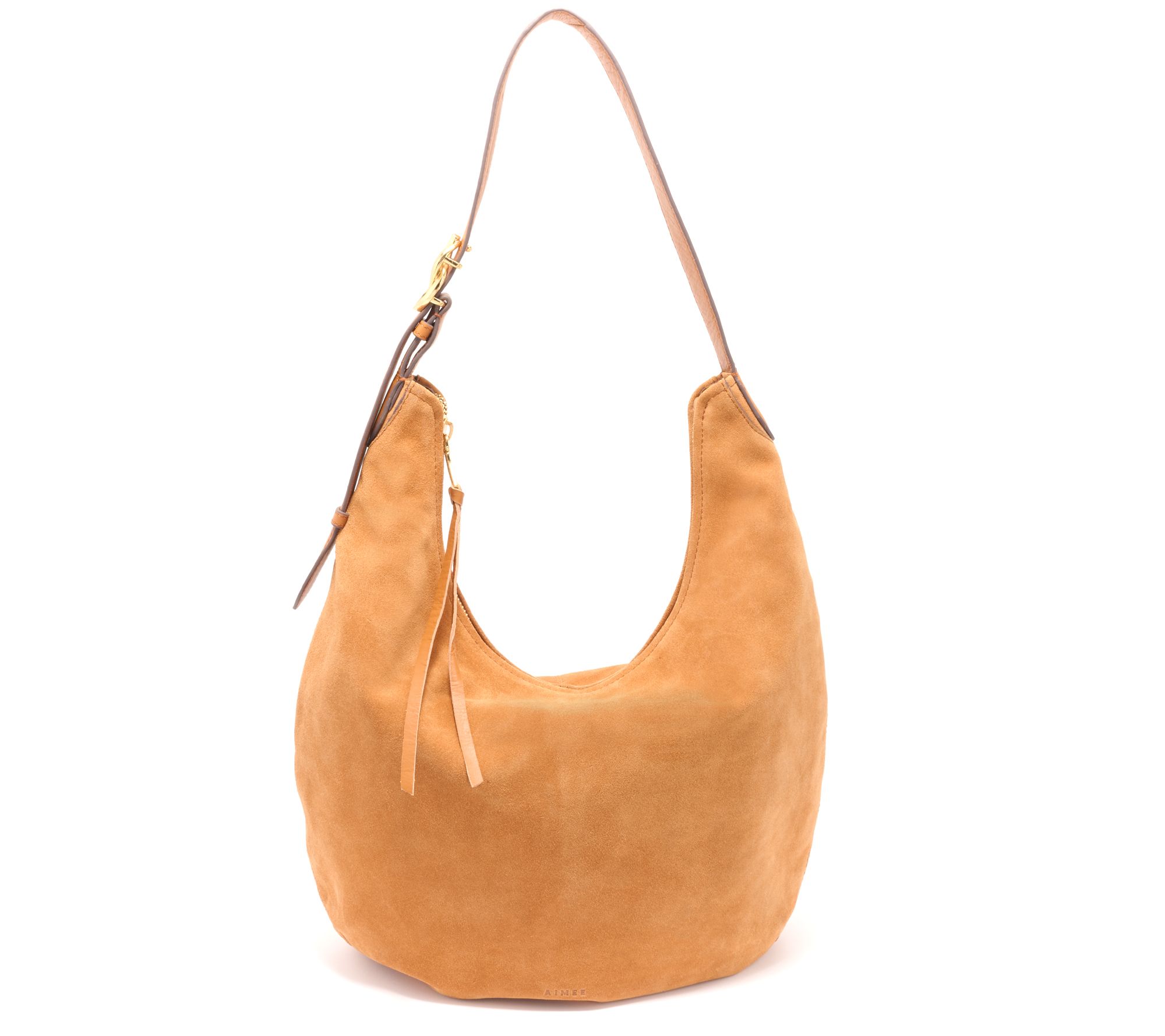 "As Is" Aimee Kestenberg Unity Large Suede Shoulder Bag