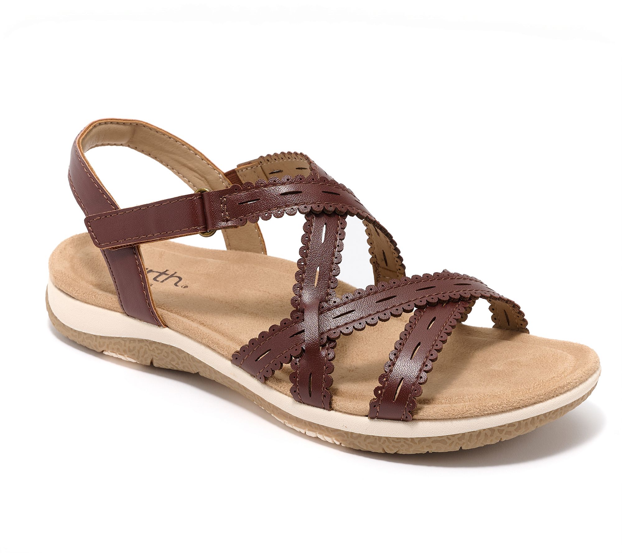 Earth Adjustable Perforated Sandals -Sanetra