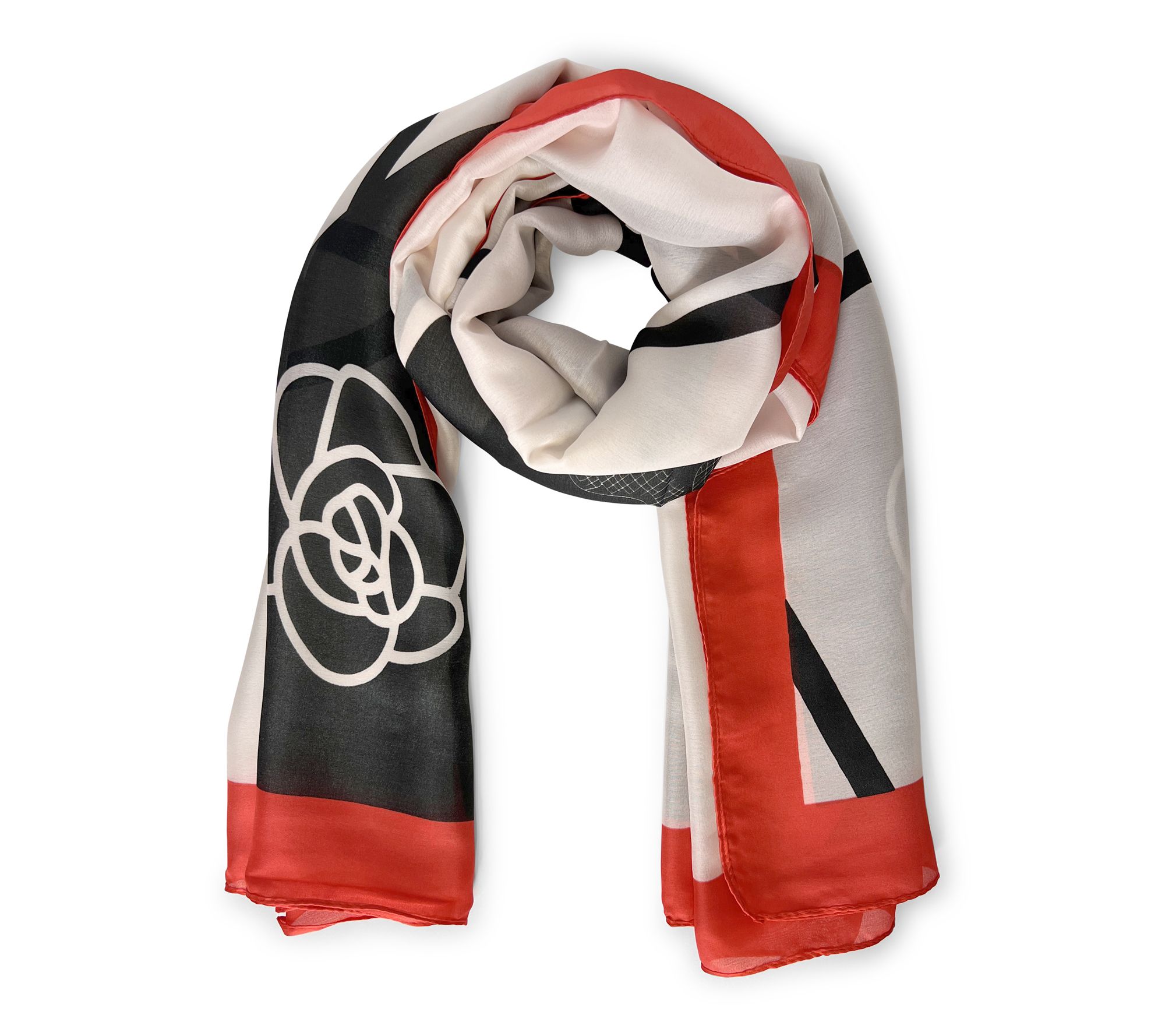 Youzey The Rose & Stem 35" x 70" Scarf