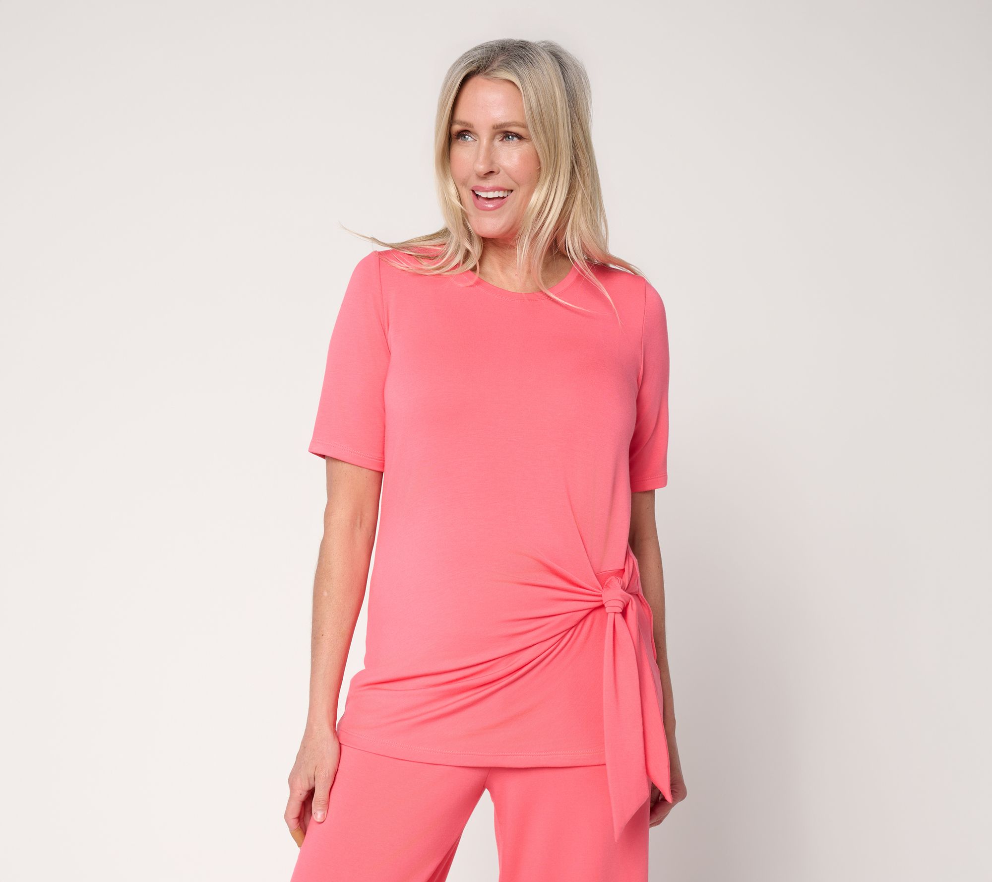 Brandis Dress Out Loud Acquitted Knit Snatched with a Side Tie Top