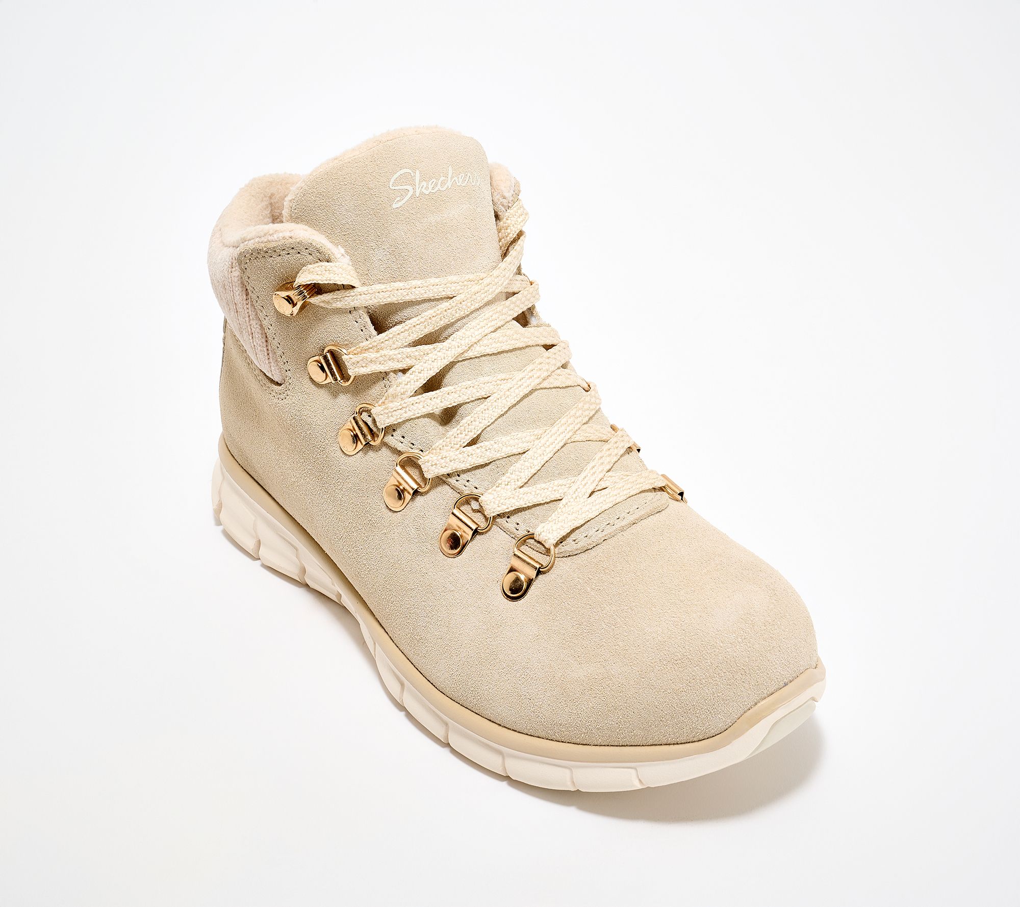 "As Is" Skechers Synergy Water- Repellent Suede Hiker Boots