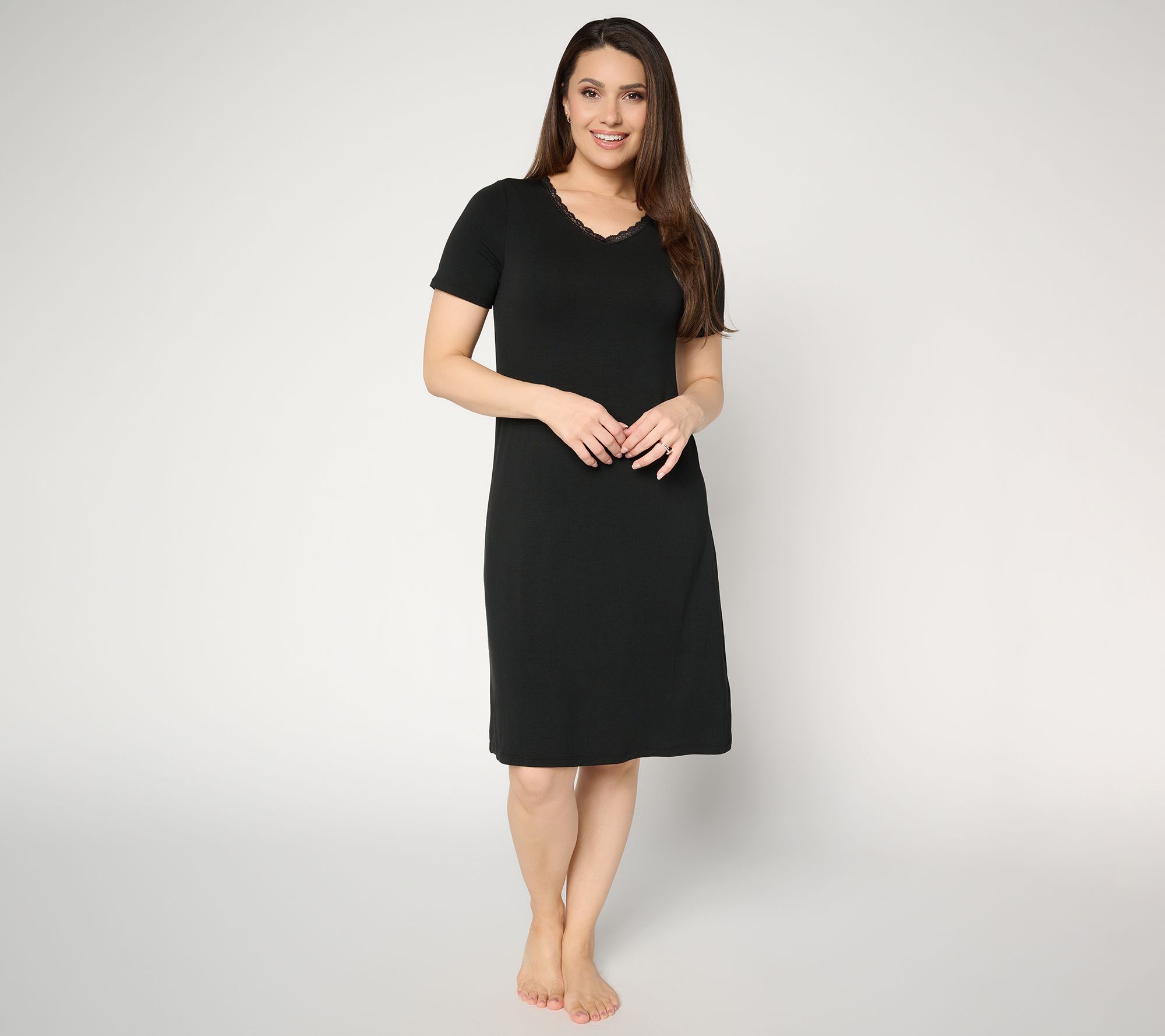 "As Is" Modern Soul x AnyBody Soothing Knit Jersey Dress w/ Support System