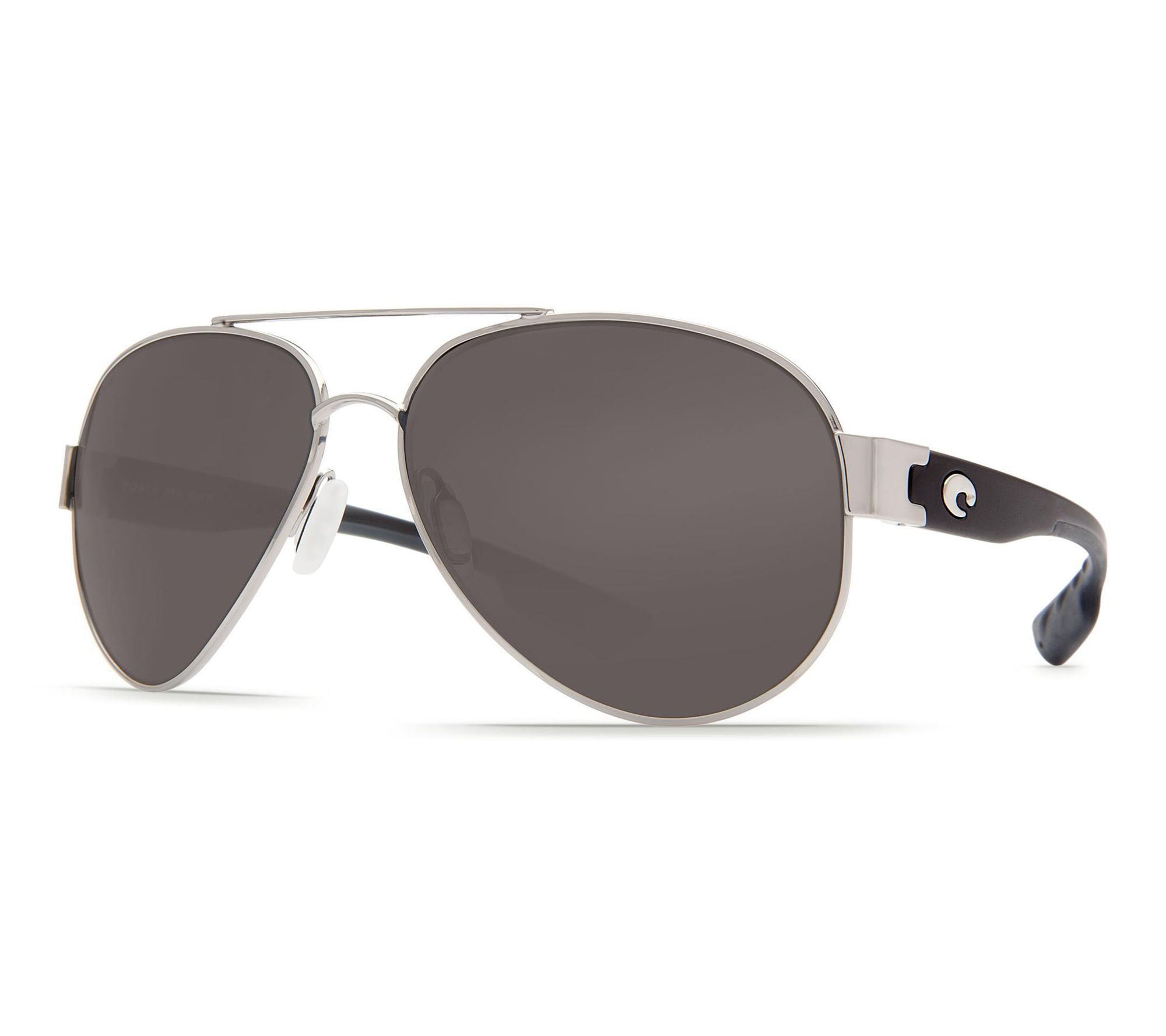 Costa South Point Polarized Sunglasses - Palladium/Gray