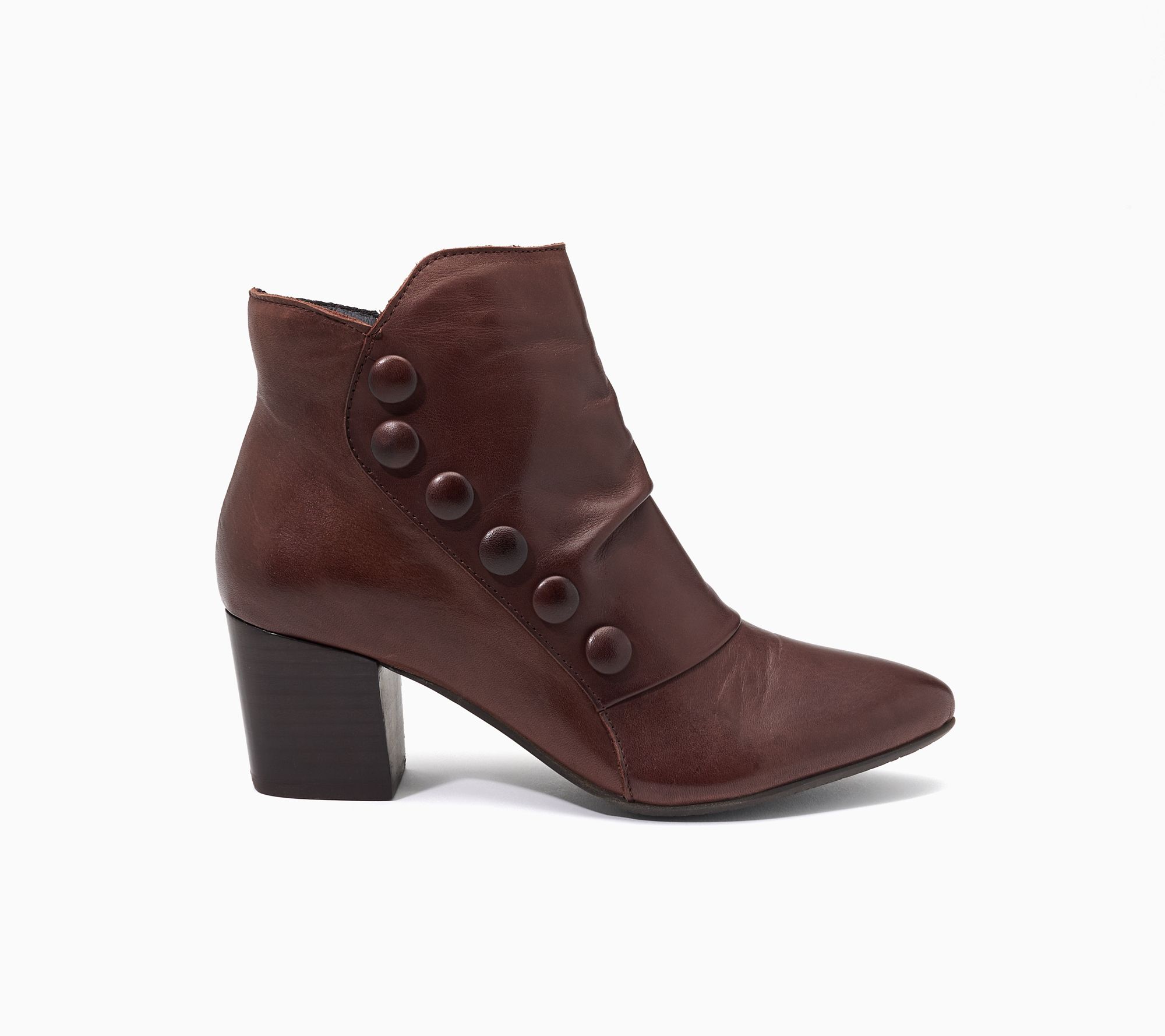 Miz Mooz Leather Heeled Ankle Boot - Victor | QVC