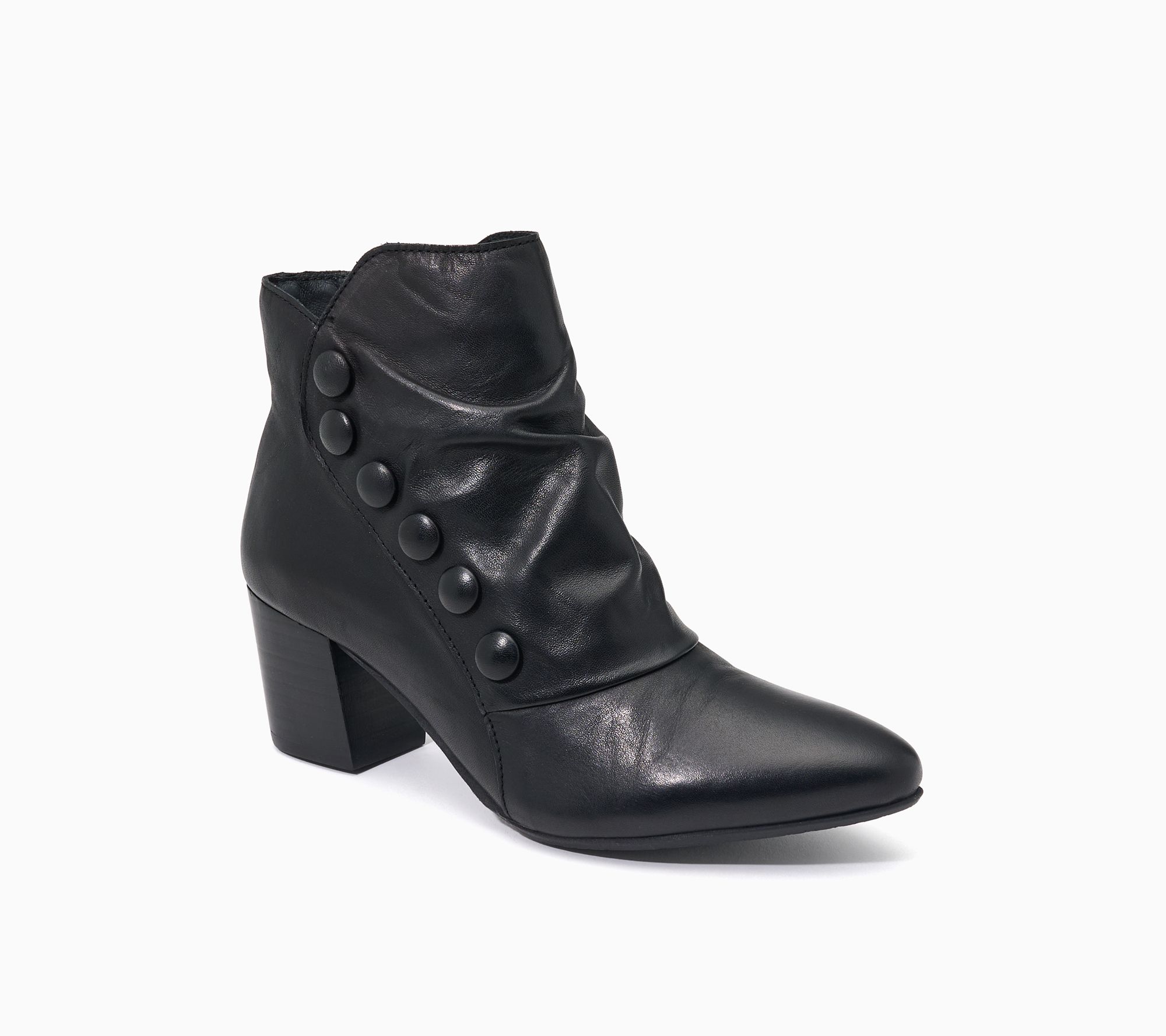 Miz Mooz Leather Heeled Ankle Boot - Victor