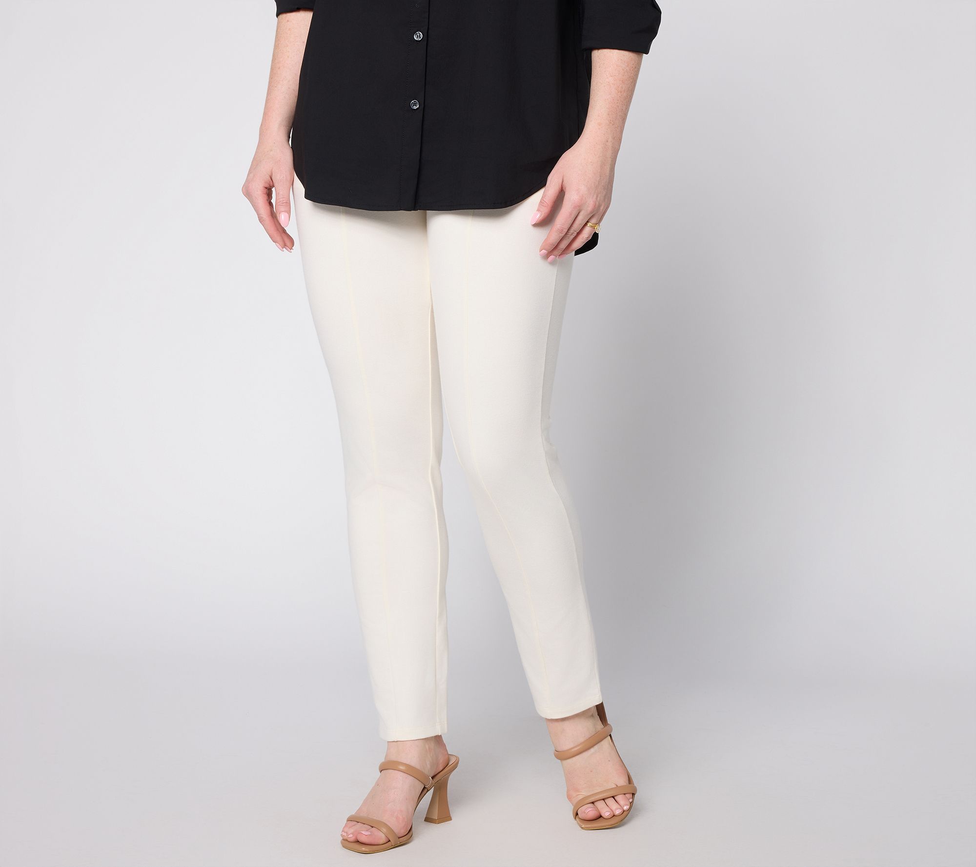 "As Is" Women with Control Reg 86/14 Slim Leg Ankle Length Pant