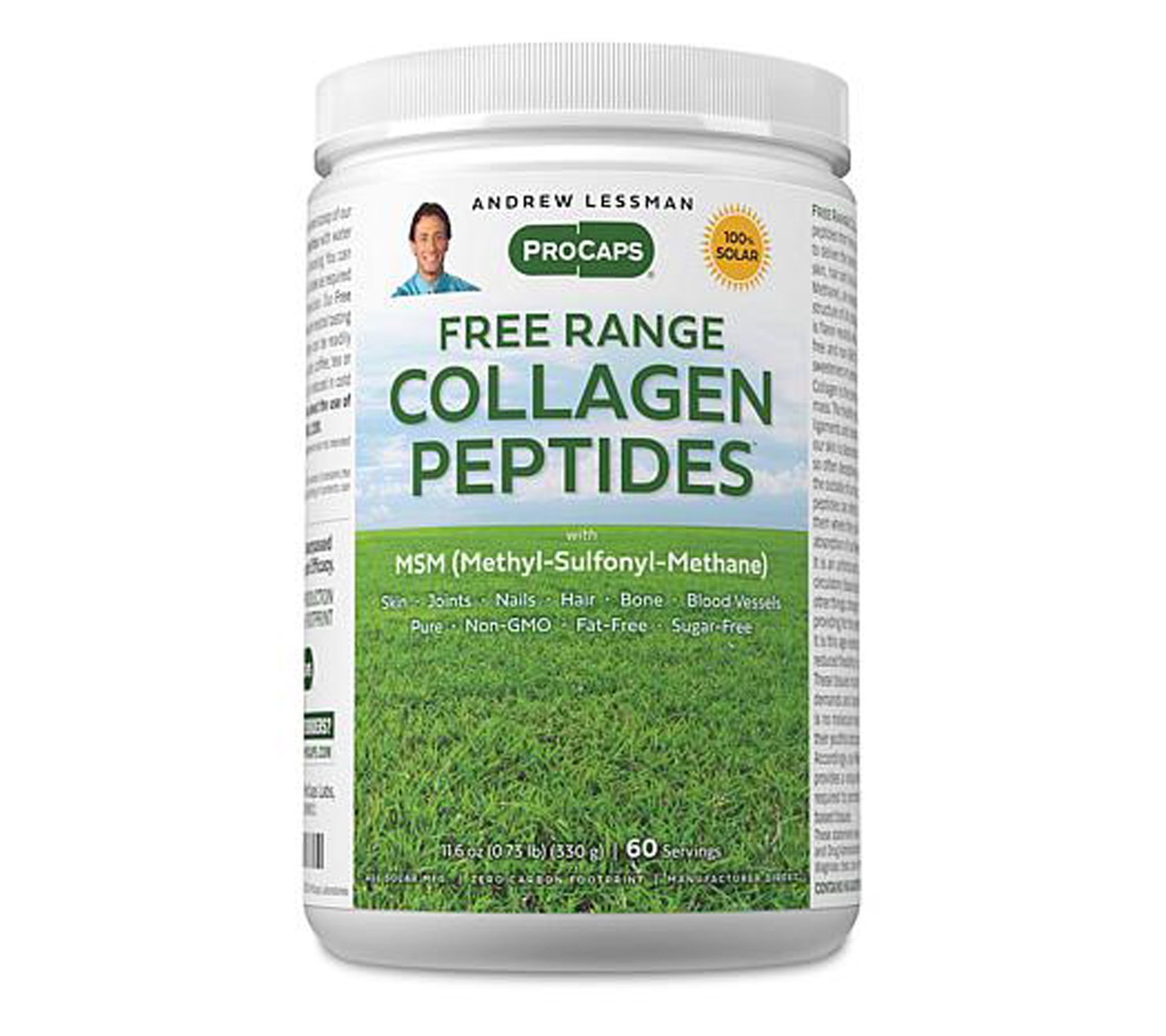 Andrew Lessman Free Range Collagen with MSM 90 Servings