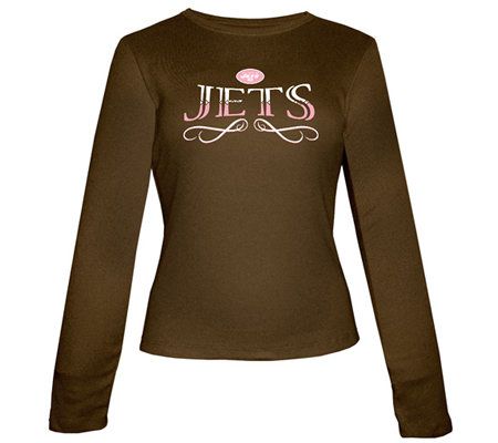 NFL Team Apparel NY Jets Long Sleeve T-shirt (Large) - GREAT SHAPE