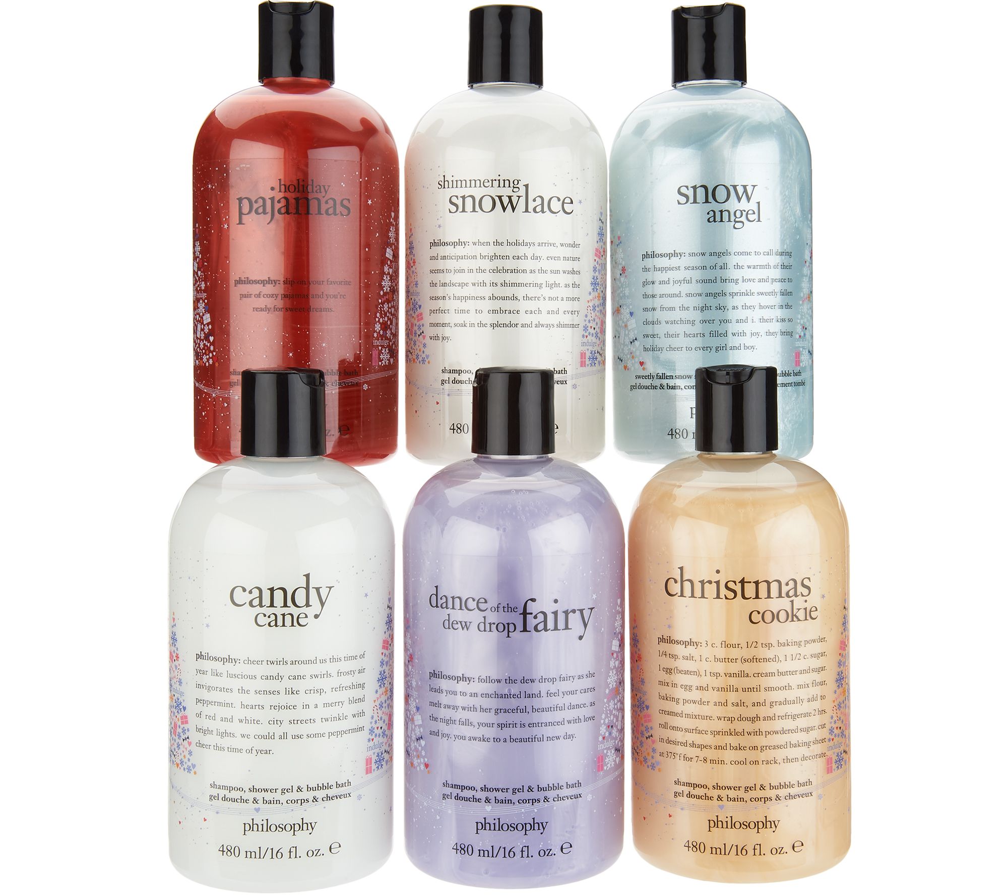 philosophy holiday edition 6-piece shower gel set - Page 1 — QVC.com