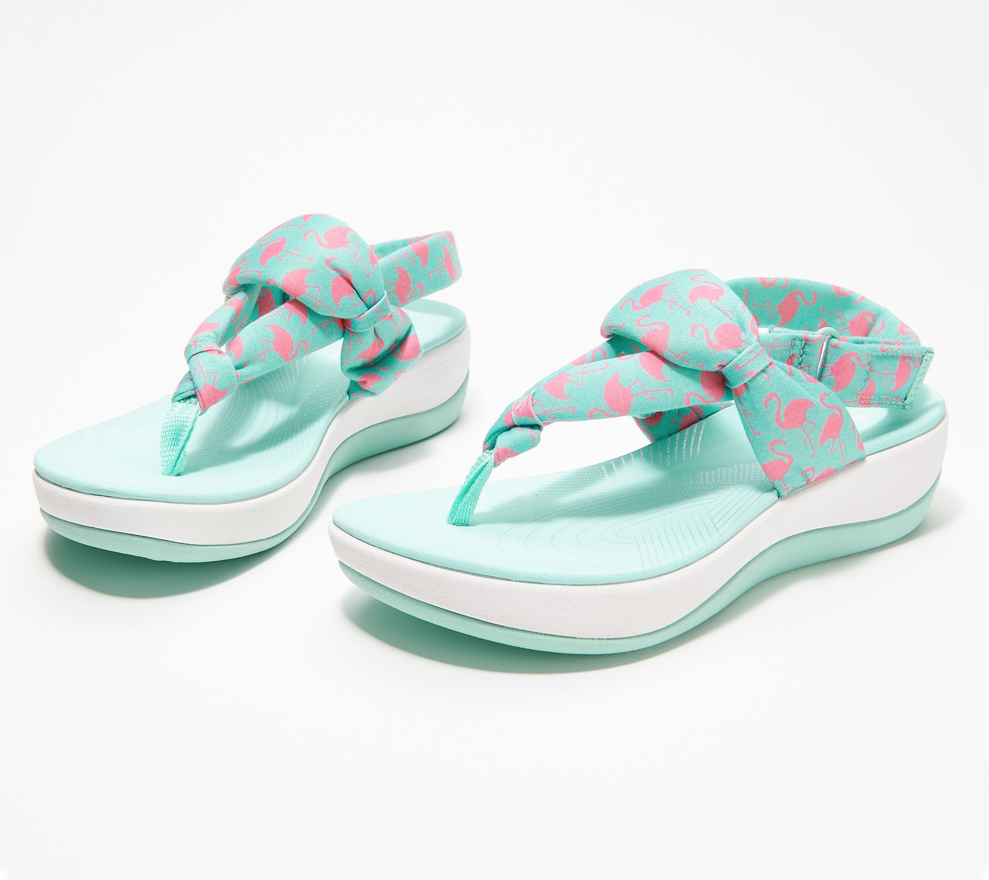 Clarks Cloudsteppers Jersey Sandals - Arla Nicole