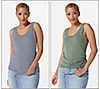 Candace Cameron Bure Stretch Layering Tank 2-Pack