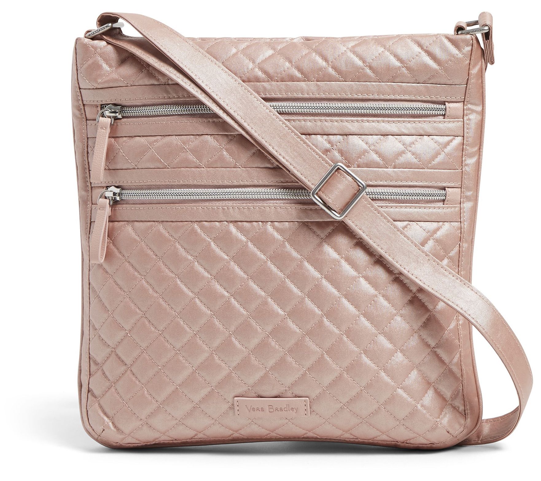 Vera Bradley Triple Zip Hipster in Peralized Nyon - QVC.com