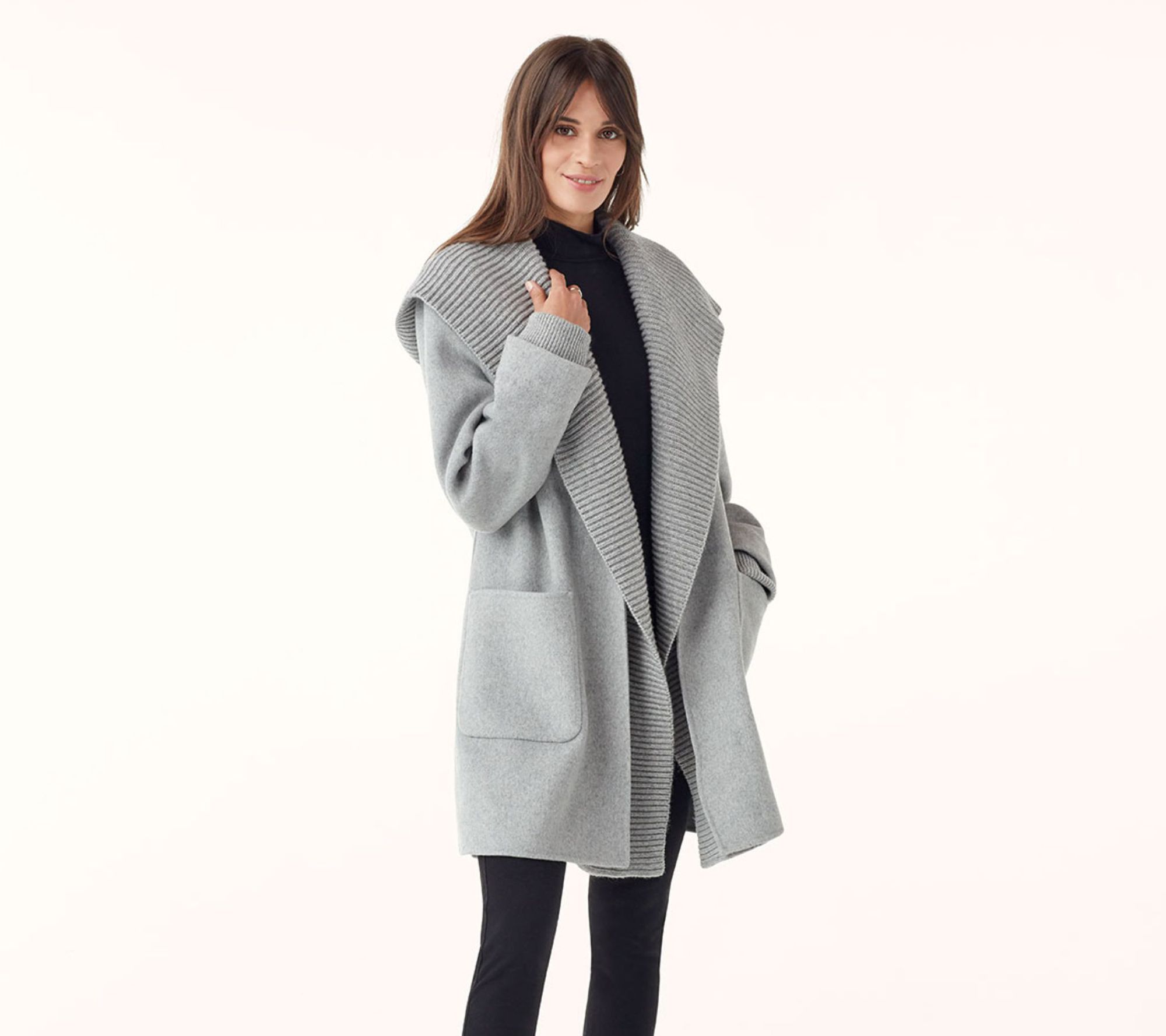 Splendid Sweater Mix Coat