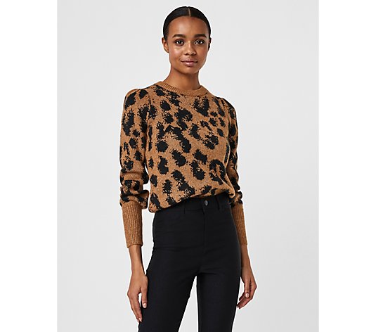 VERO MODA Tari Leopard Print Sweater