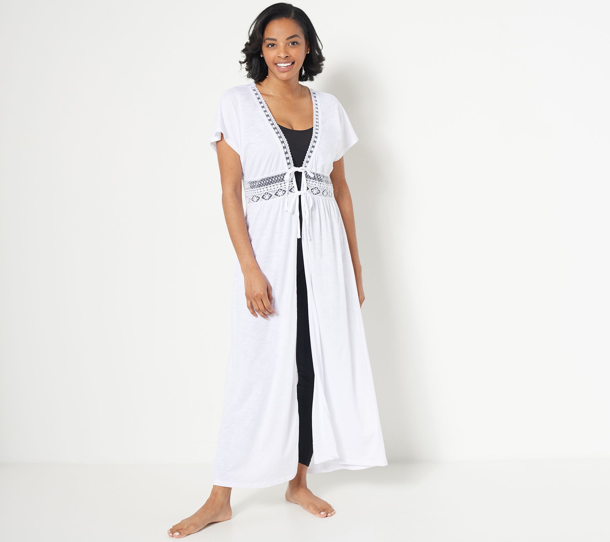 Belle Beach by Kim Gravel Petite Slub Knit Cover Up