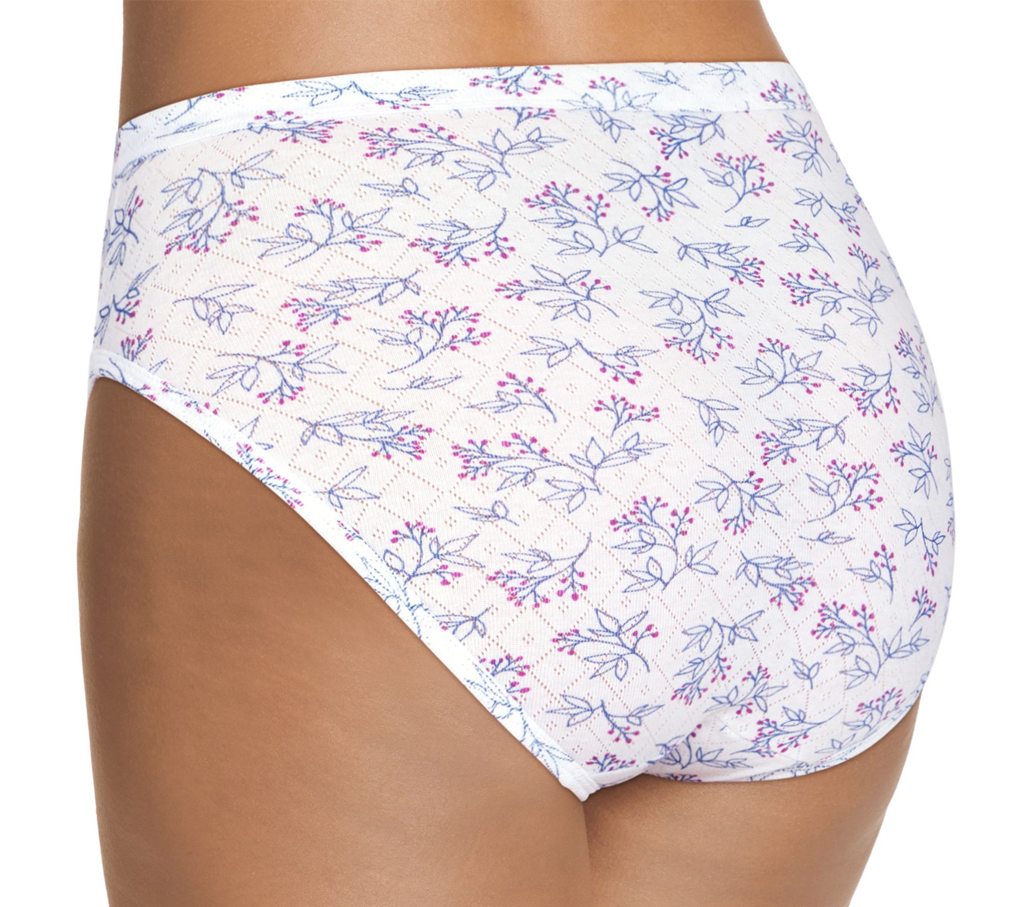 Jockey Women's size 7 Underwear Elance Cotton Briefs Cut 3 Pack White for  sale online
