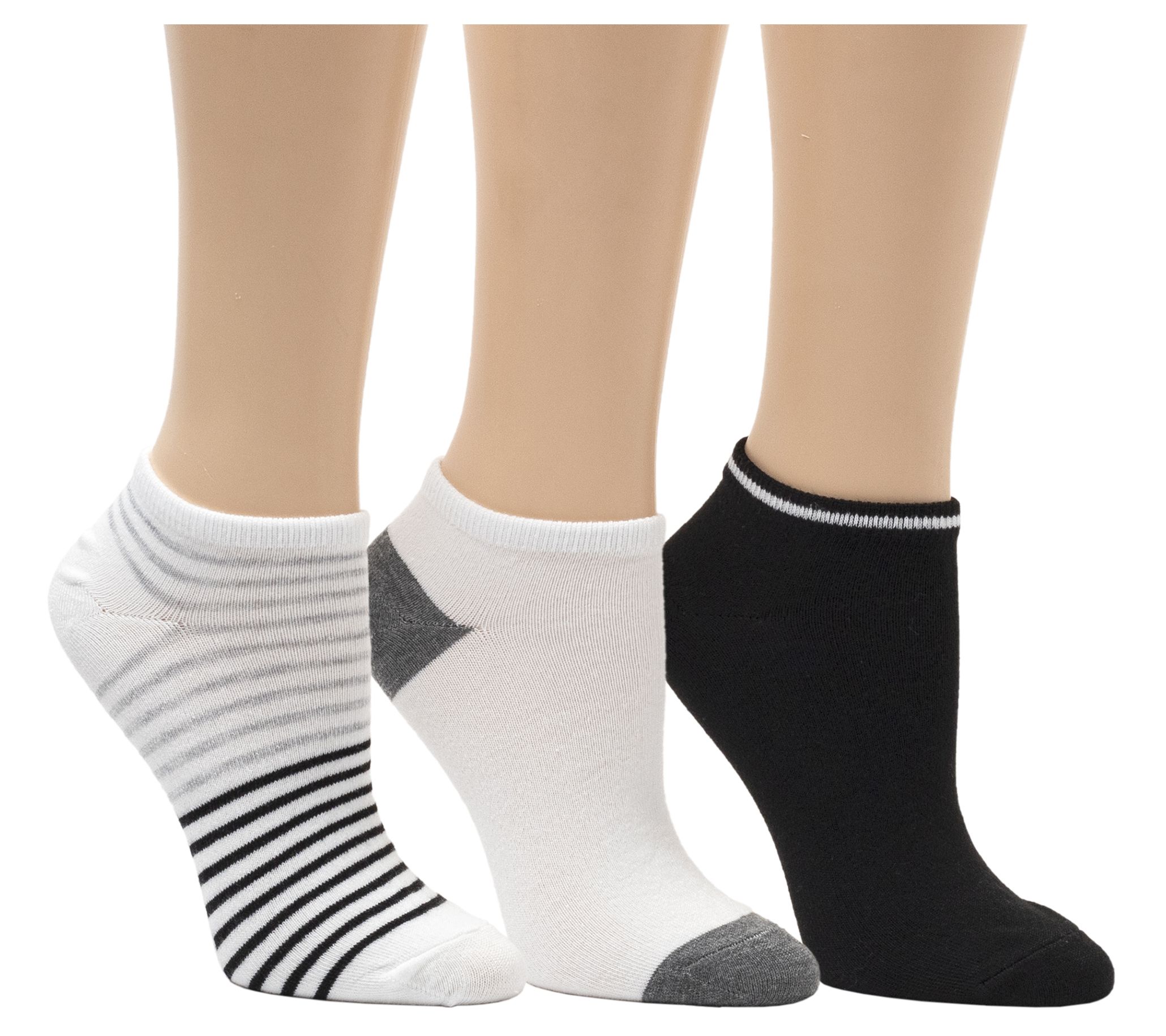 Dearfoams Ladies' Everyday Comfort Low CutSocks