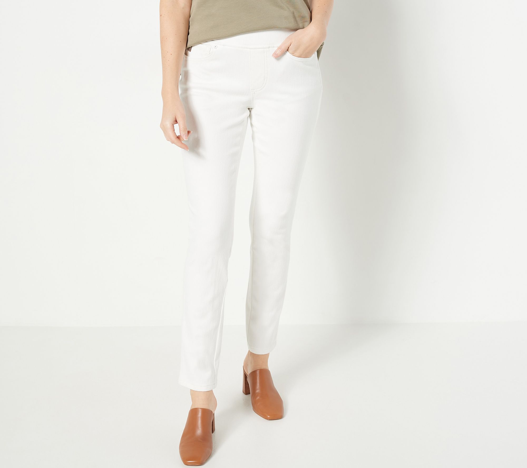 "As Is" Belle by Kim Gravel Regular Flexibelle Jeans w/ Seams