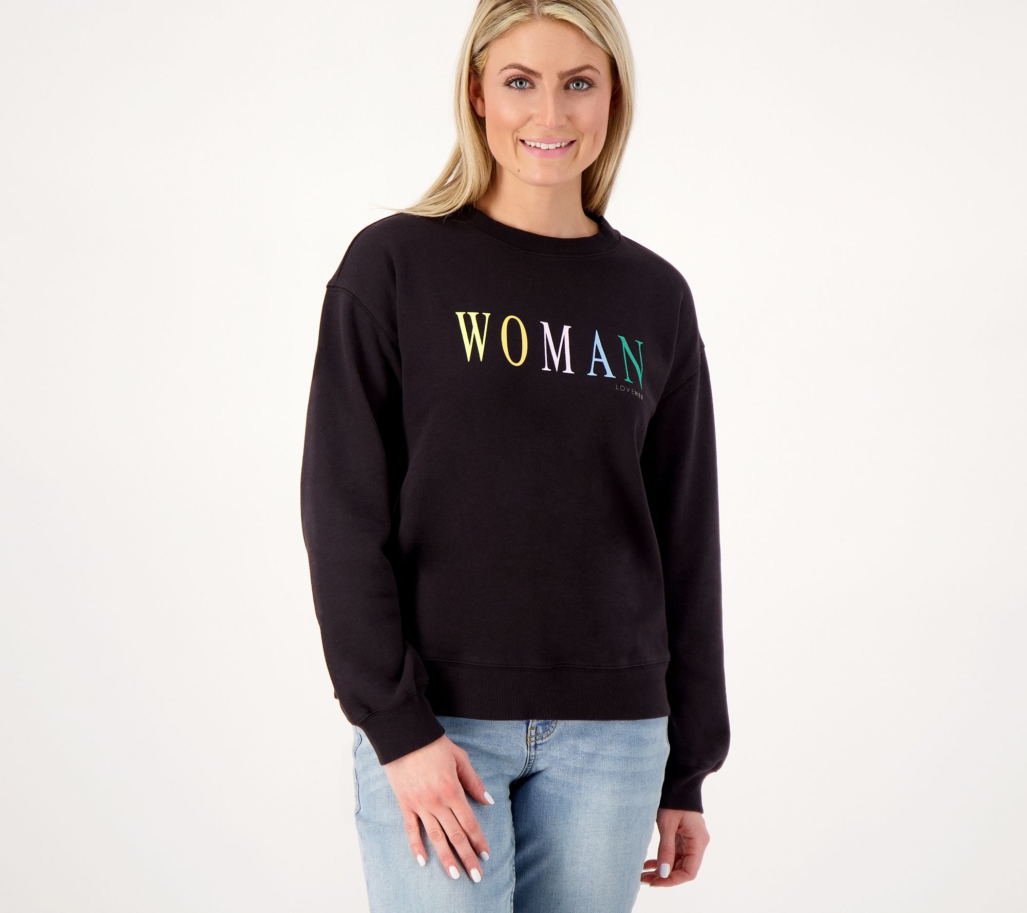 Qvc clearance cozy sweatshirt