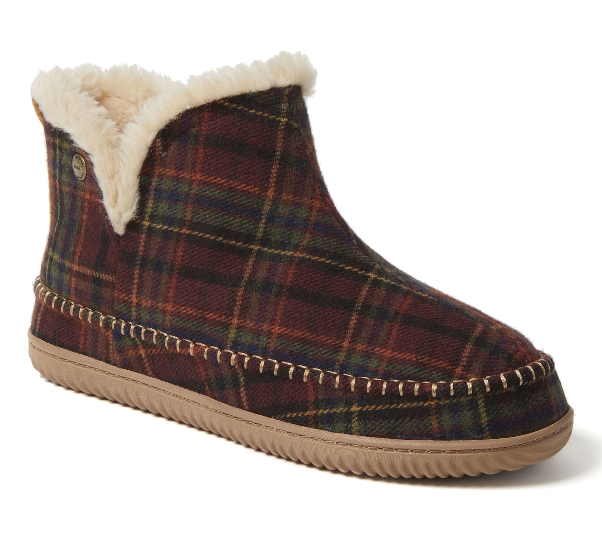 Dearfoams Men's Indoor/Outdoor Washable Boot Slpper - Brixen