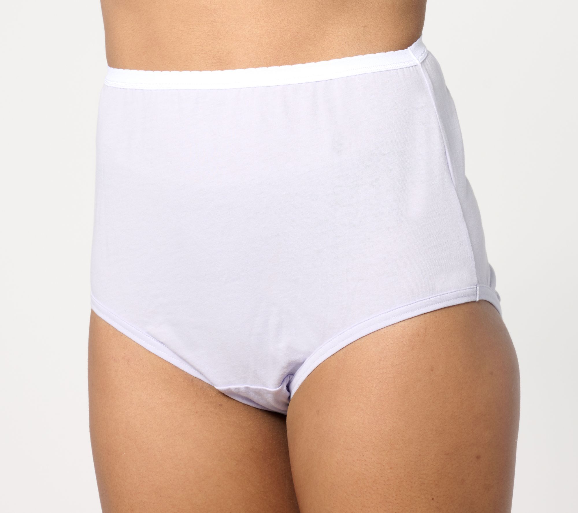  Comfort Choice Womens Plus Size Cotton Brief 10-Pack  Underwear - 8