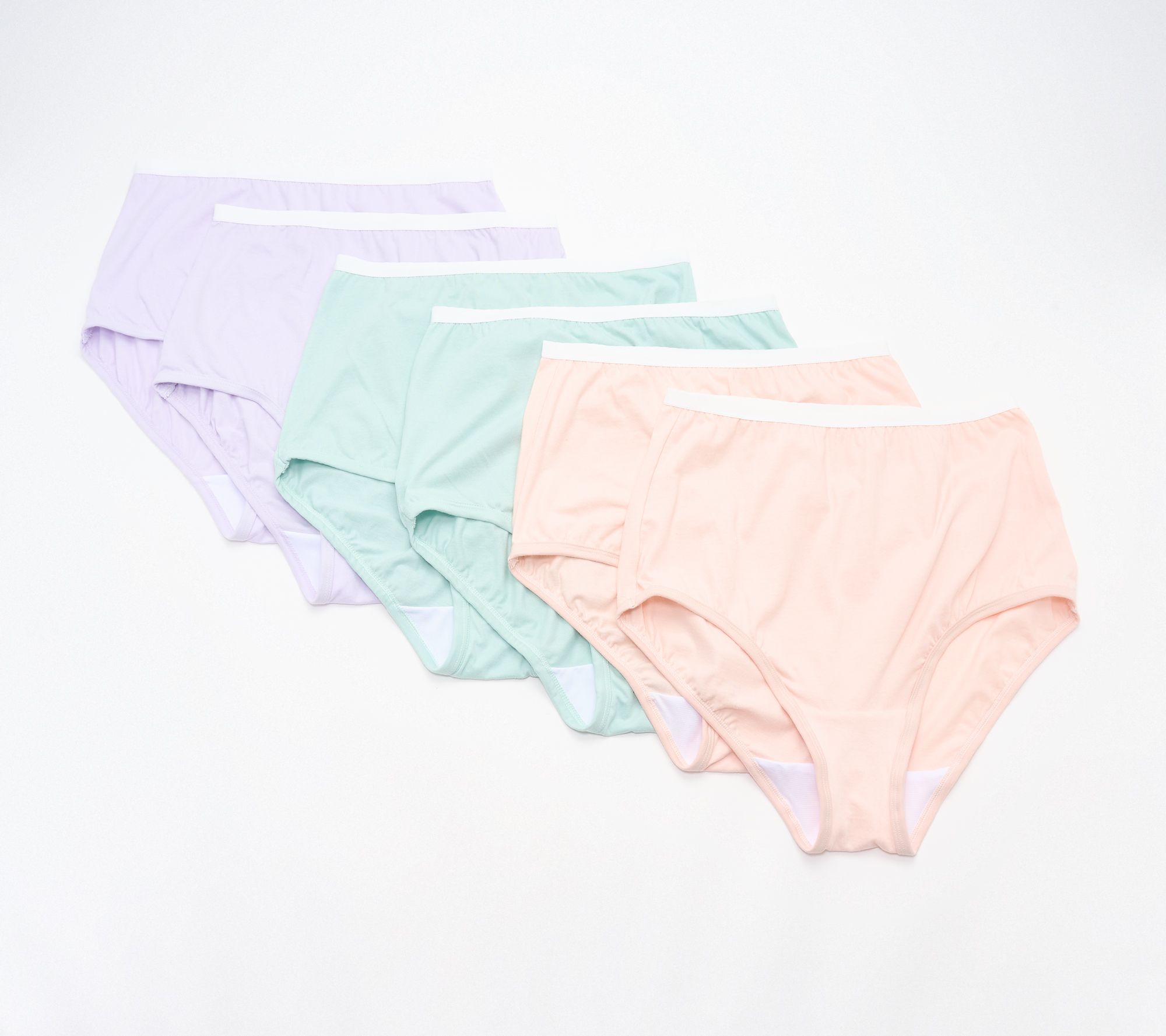 Breezies Original Cotton Brief Panties Set of 6