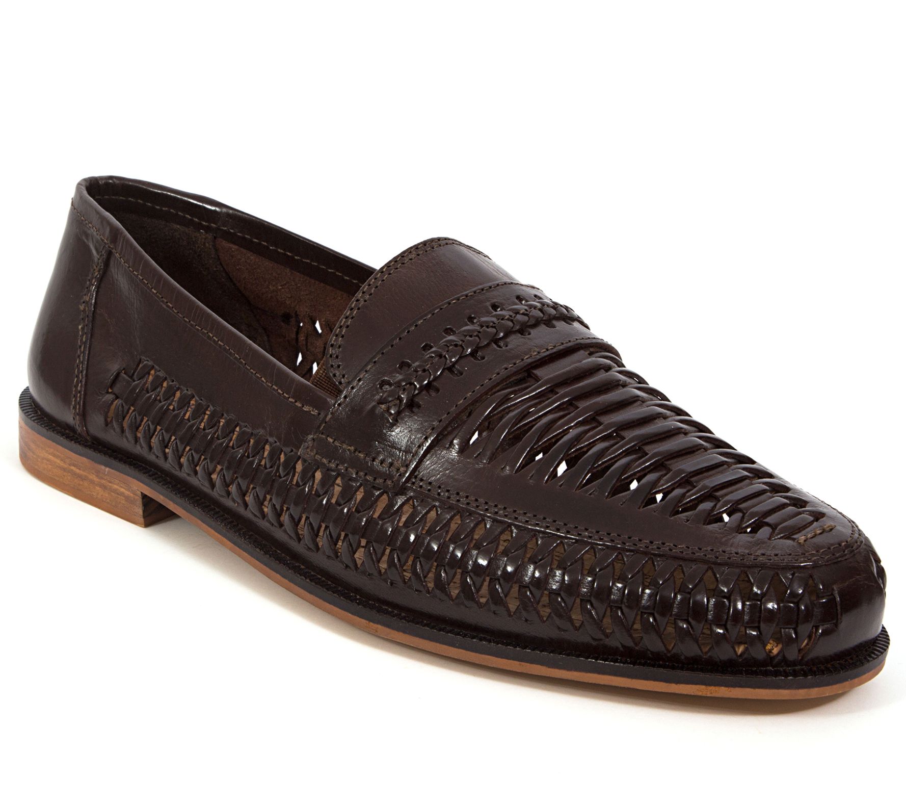Deer Stags Men's Puebla Huarache Leather Loafer