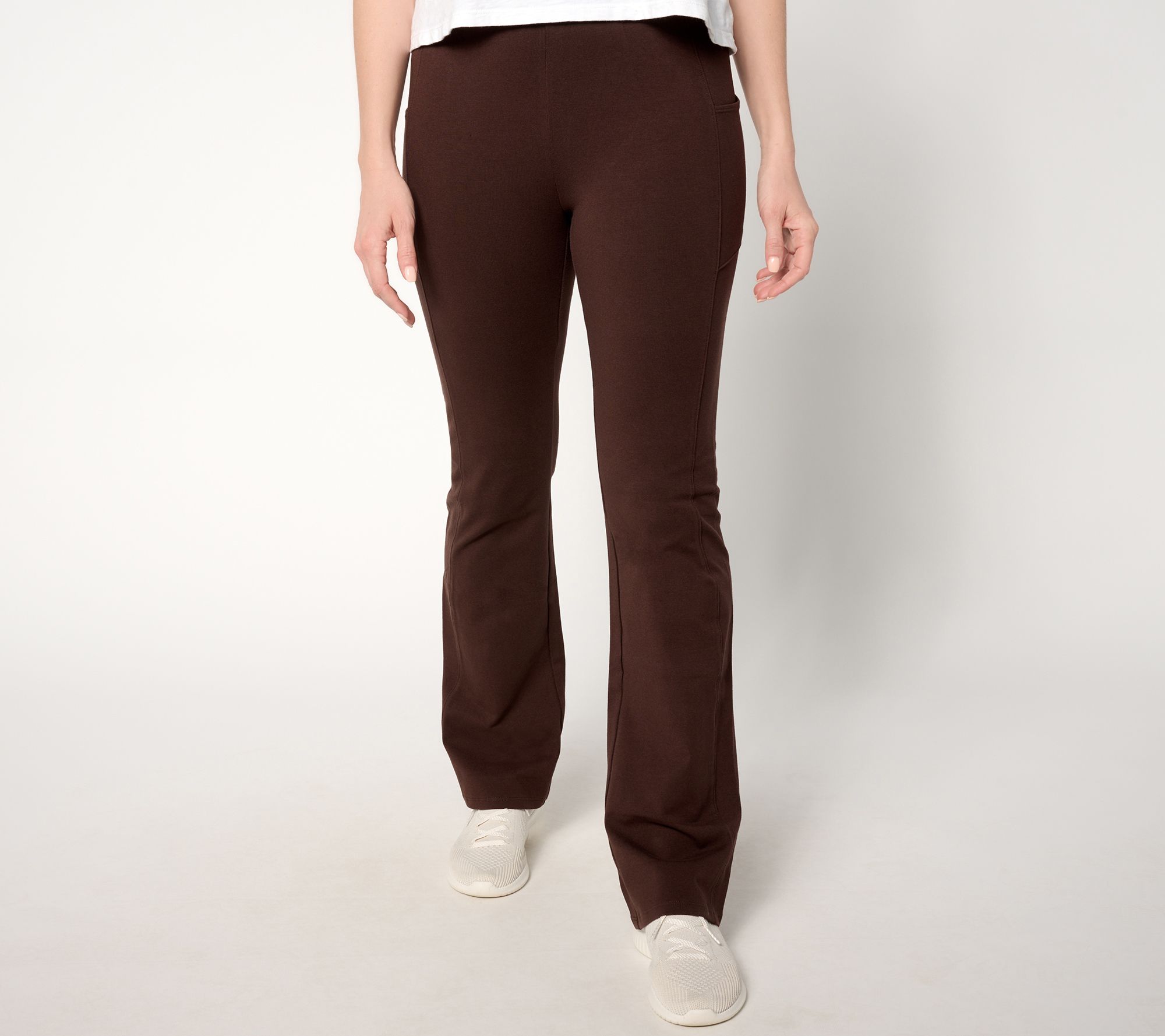 Denim & Co. Active Tall Duo Stretch Lightly Boot Pant w/ Pockets