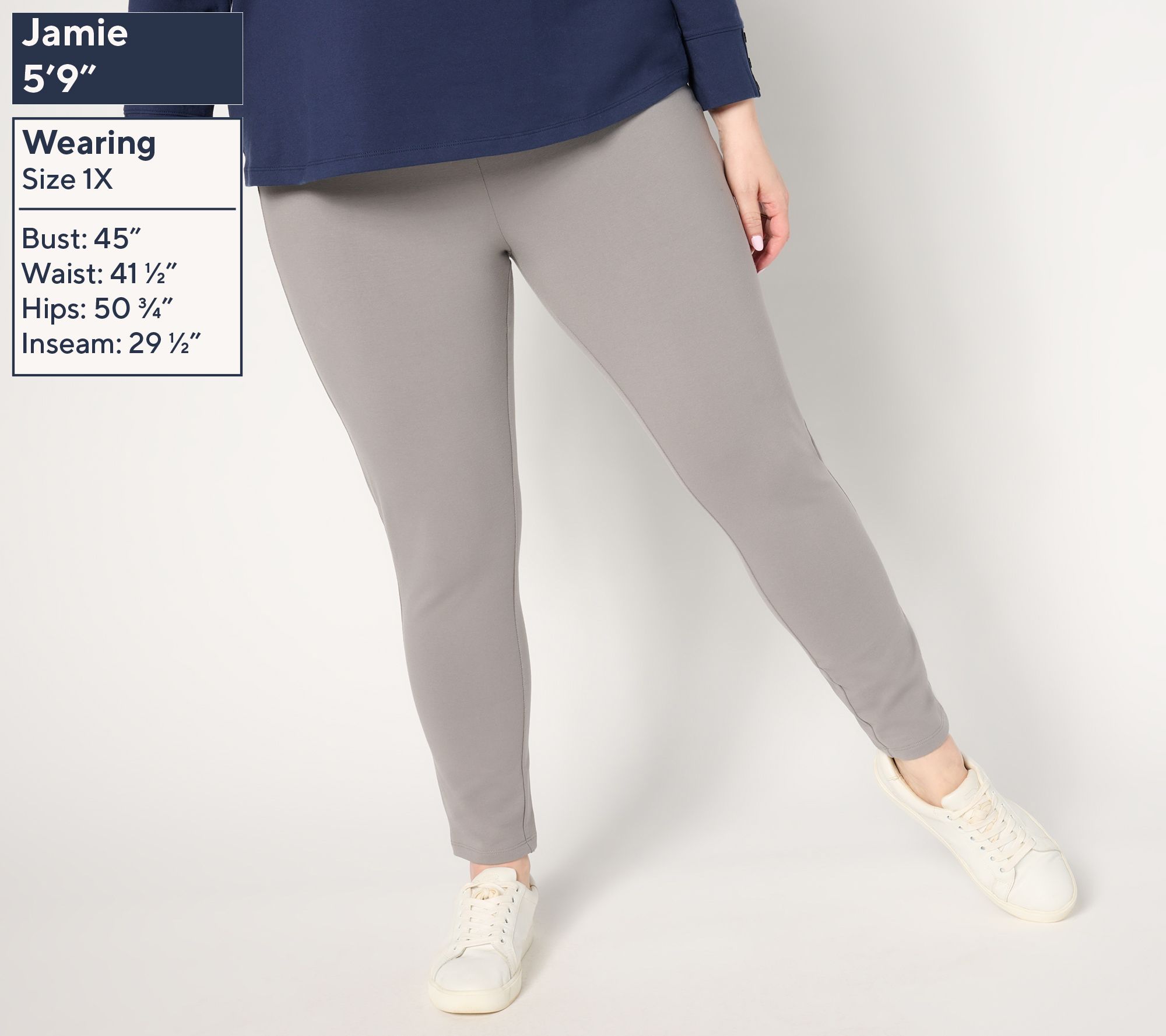 Women with Control Knit Leggings QVC