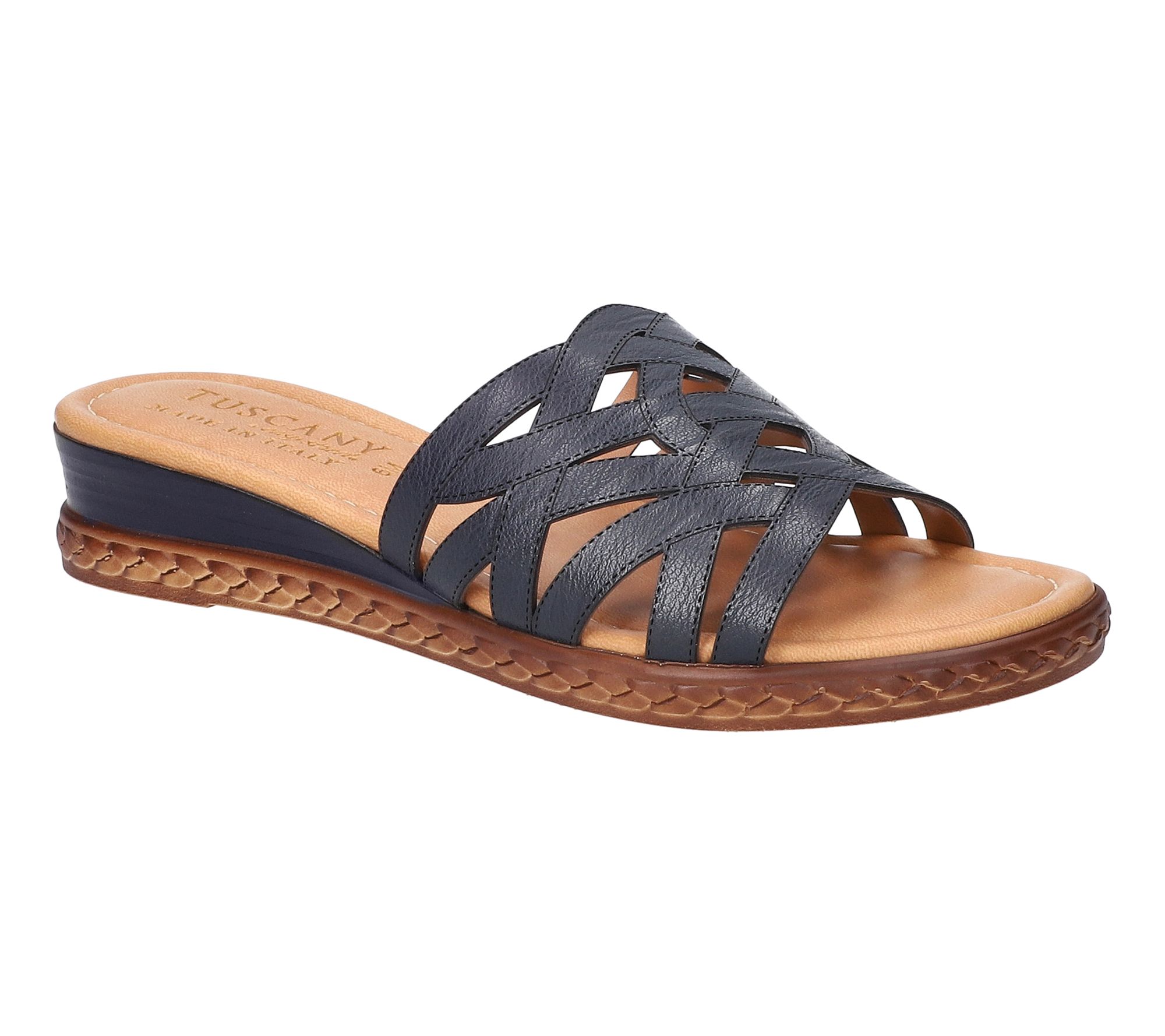 Tuscany by Easy Street Wedge Sandals - Edda