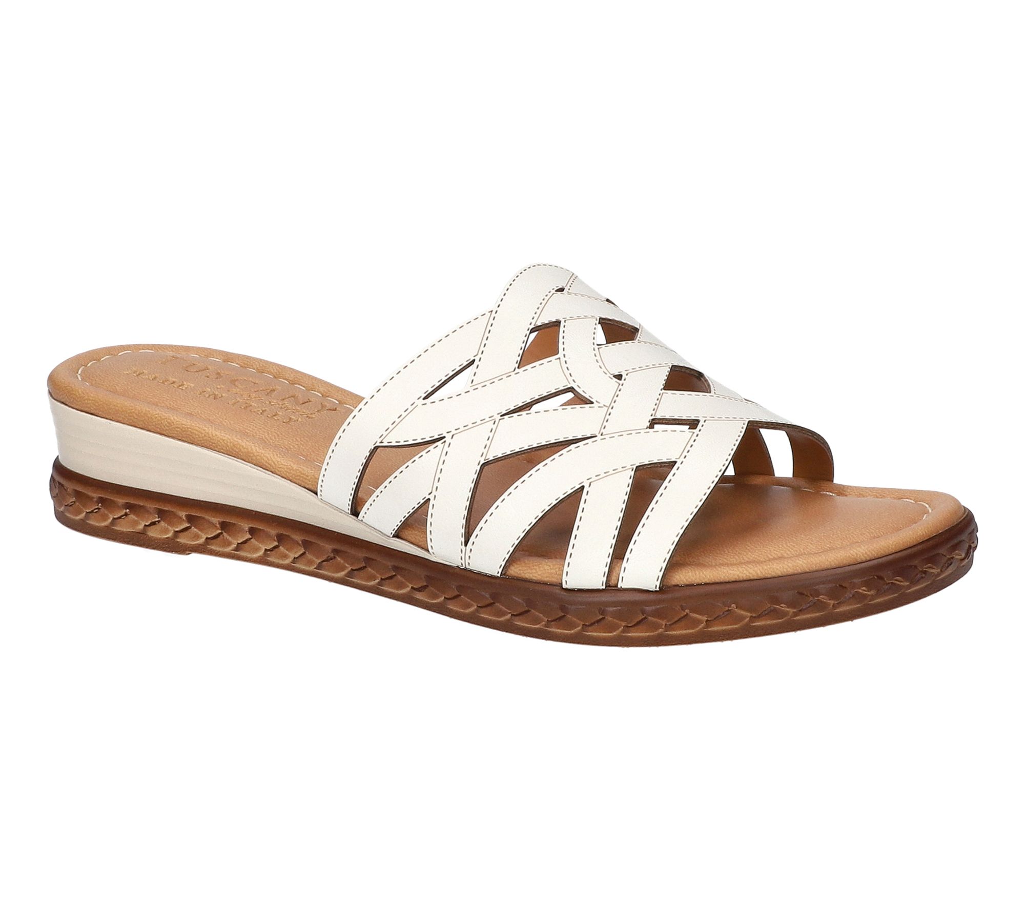 Tuscany by Easy Street Wedge Sandals - Edda